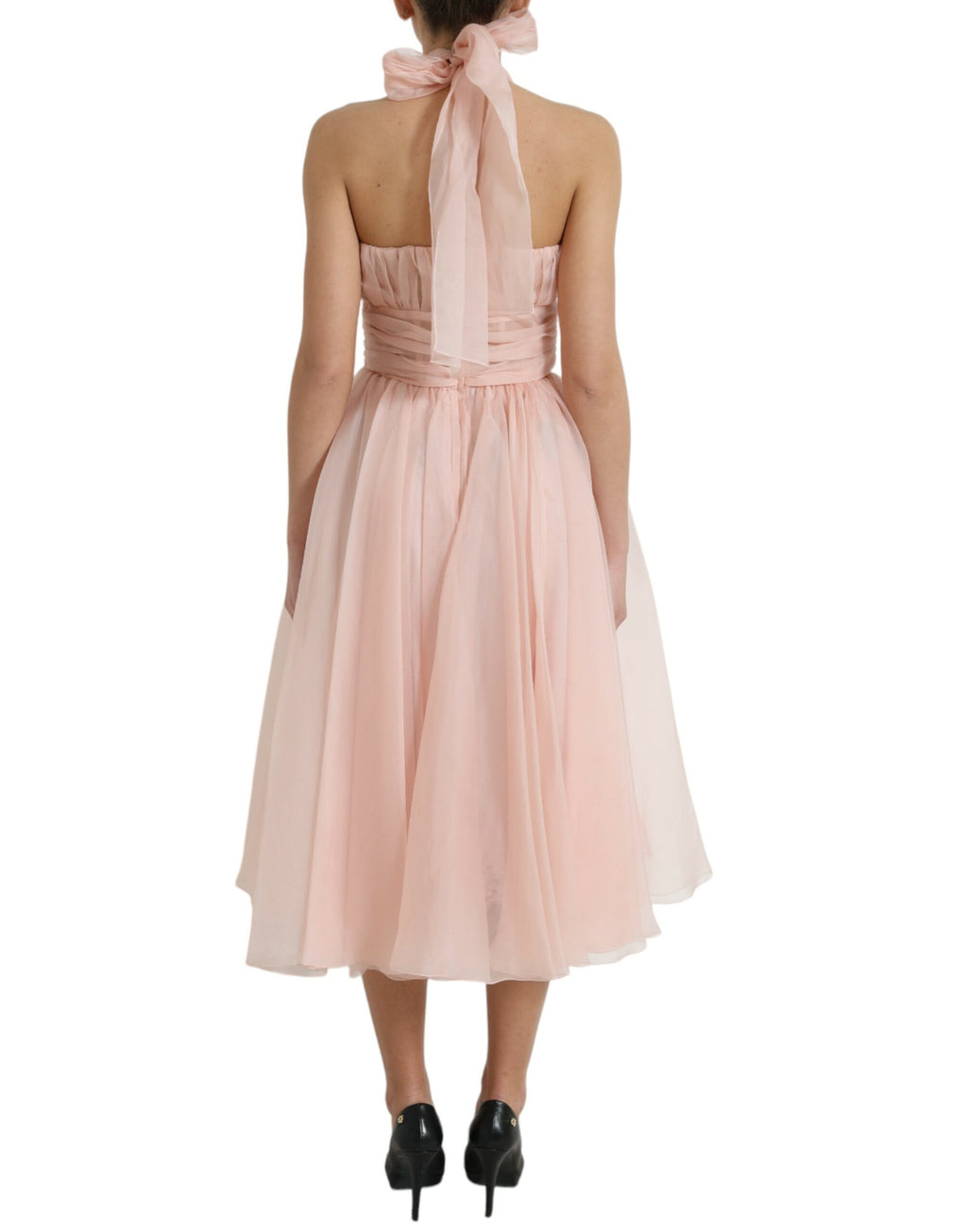 Dolce & Gabbana Pink Midi Dress for Women detail view
