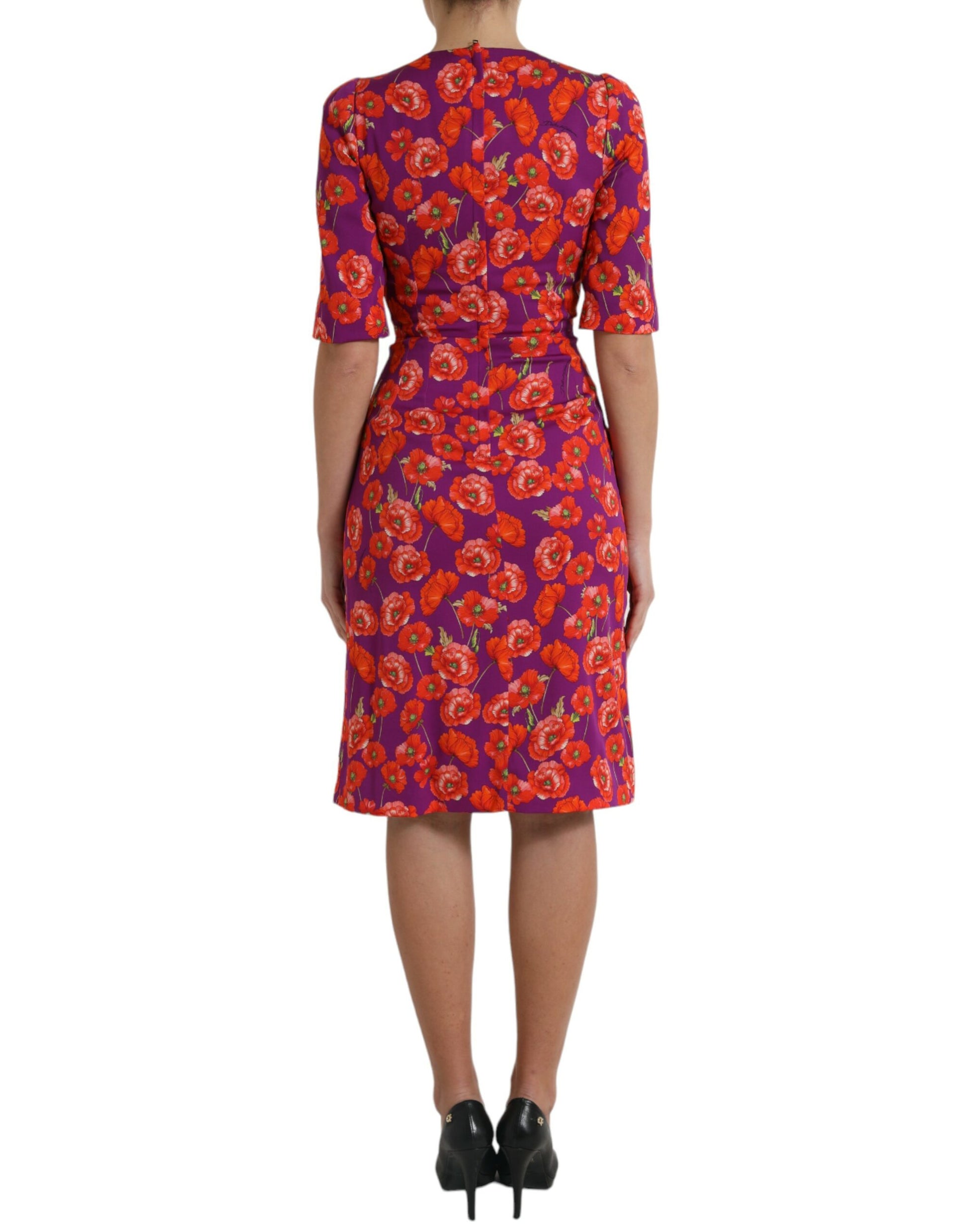 Dolce & Gabbana Multicolor Midi Dress for Women detail view