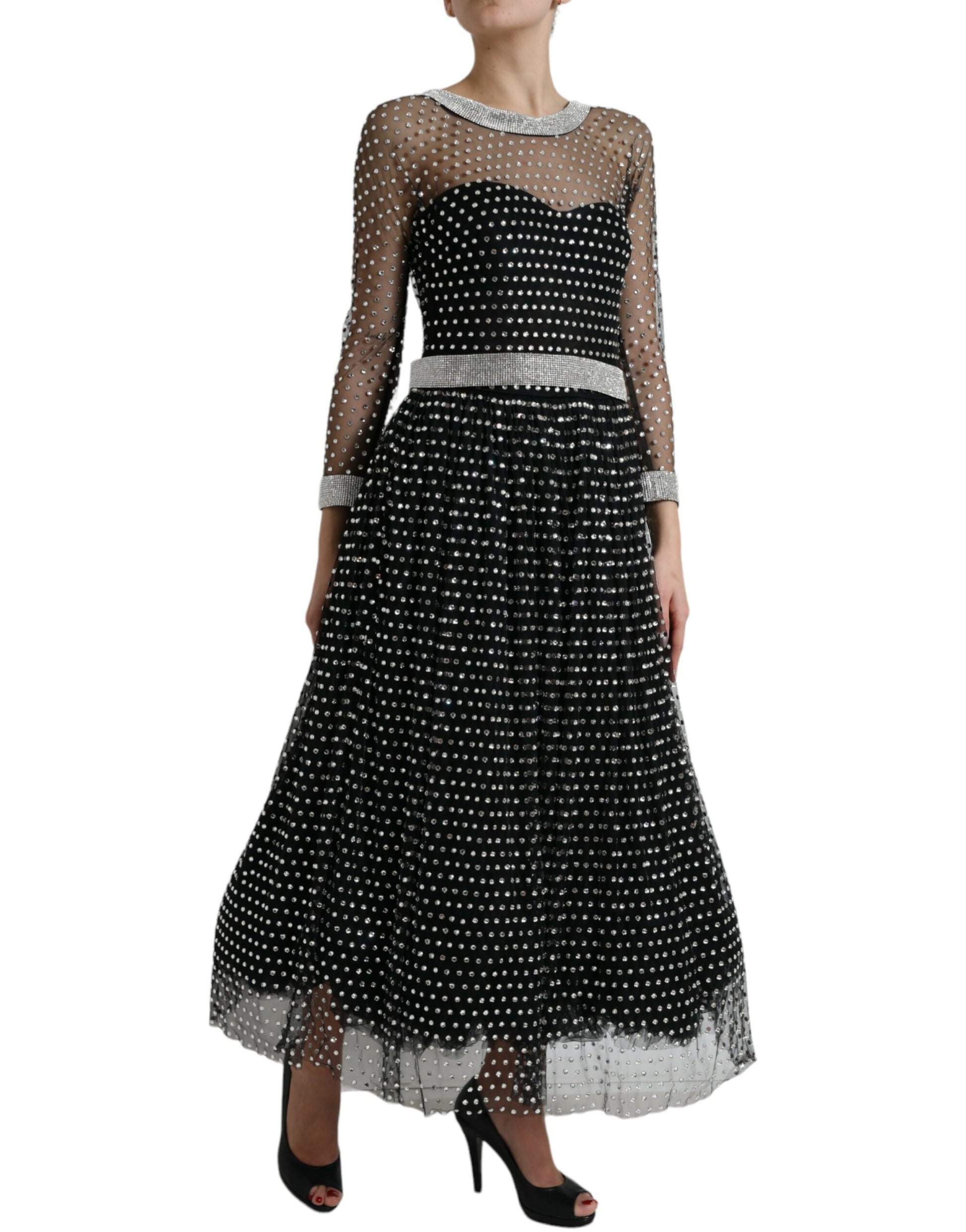 Dolce & Gabbana Black Long Dress for Women alternate view