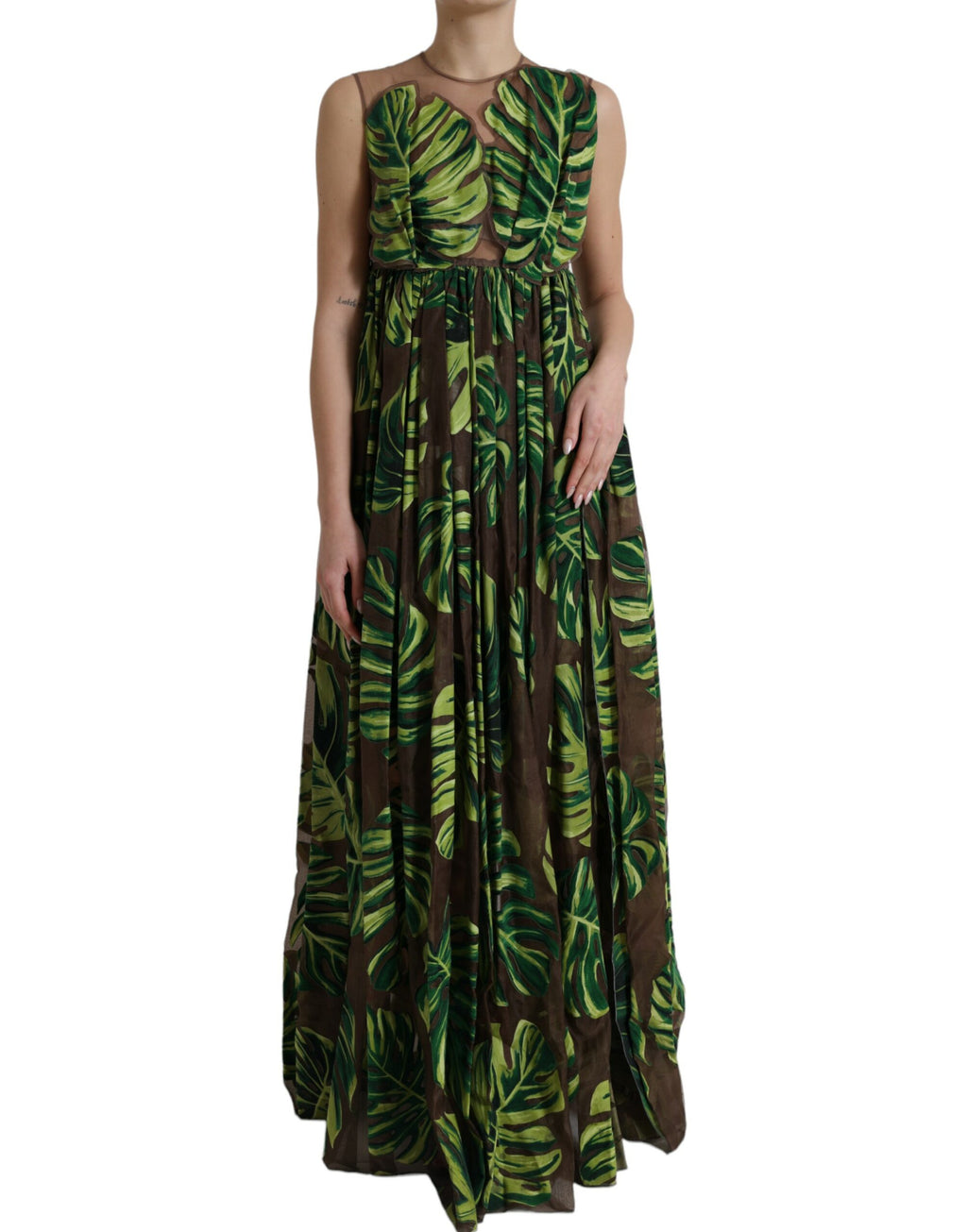 Dolce & Gabbana Green Long Dress for Women