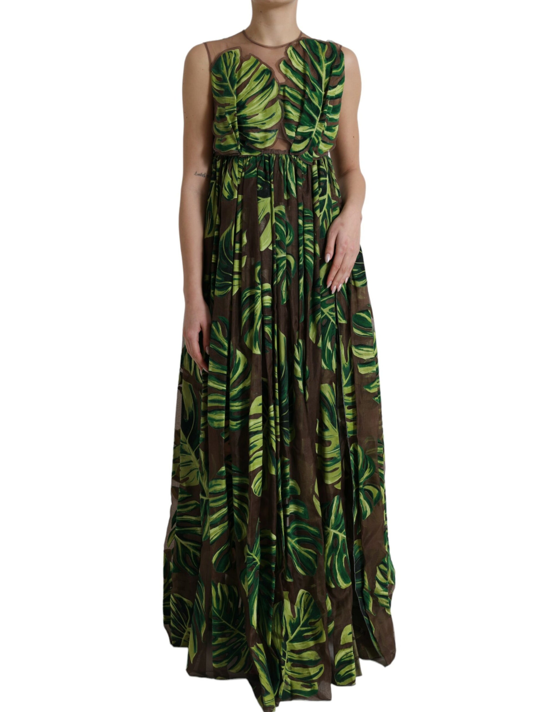 Dolce & Gabbana Green Long Dress for Women