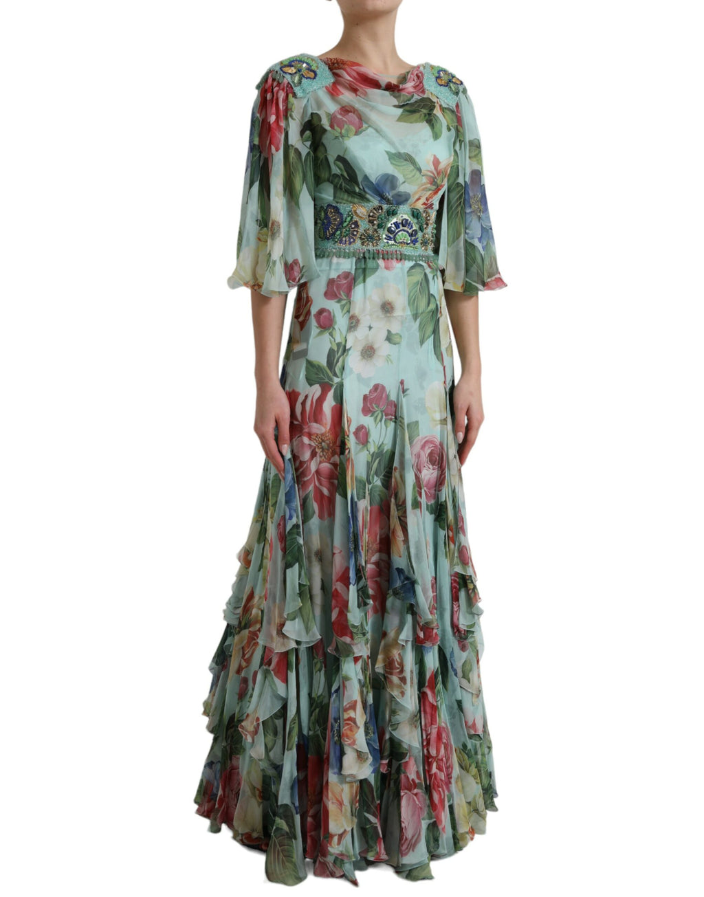 Dolce & Gabbana Blue Long Dress for Women alternate view