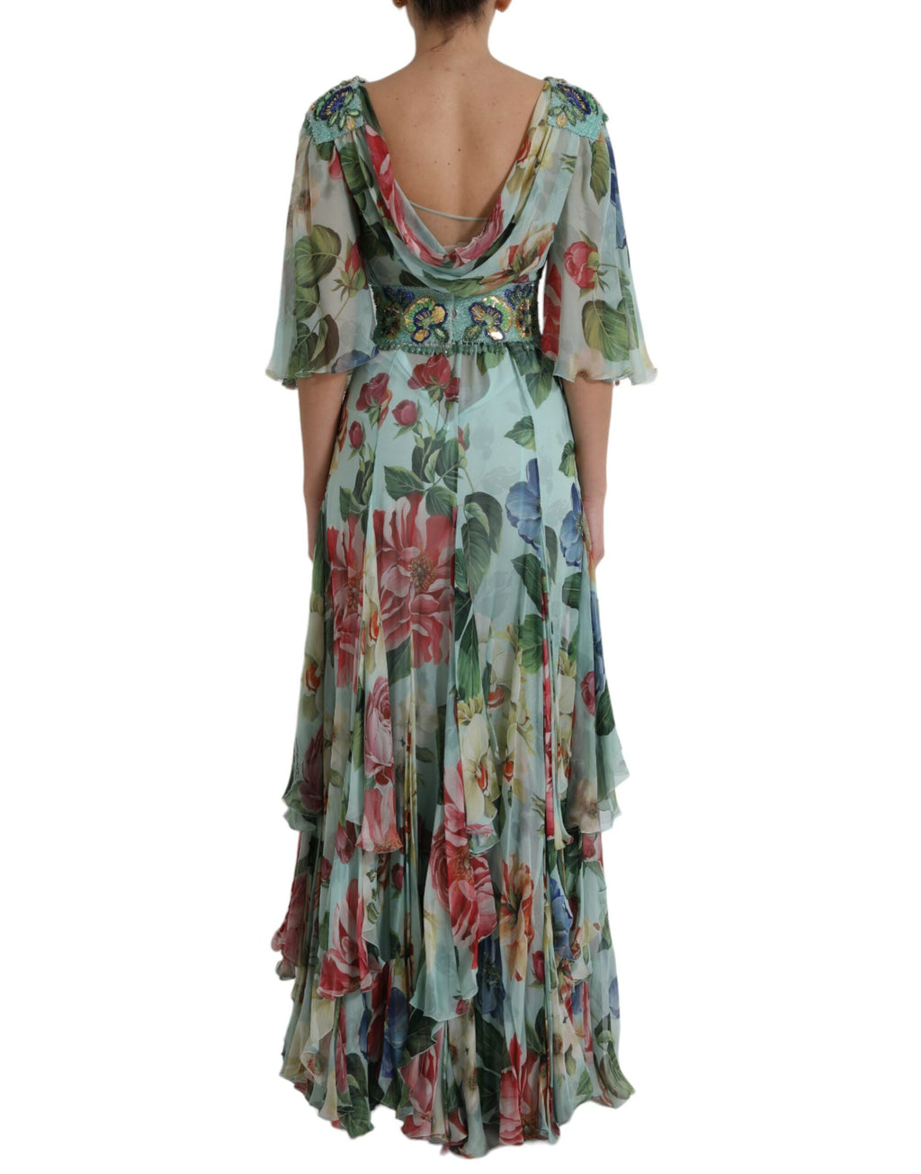 Dolce & Gabbana Blue Long Dress for Women detail view