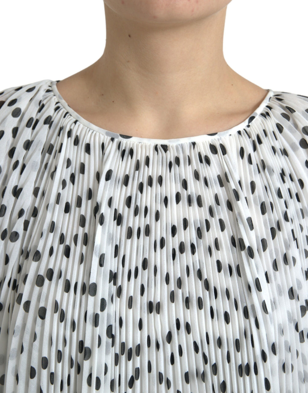 Dolce & Gabbana White Long Dress for Women side view