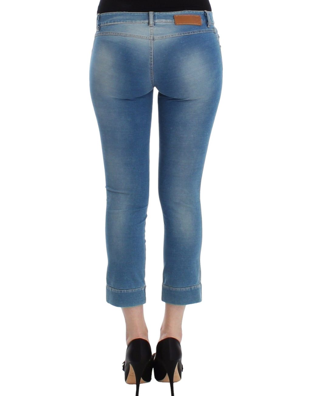 Ermanno Scervino Blue Cropped Jeans for Women alternate view