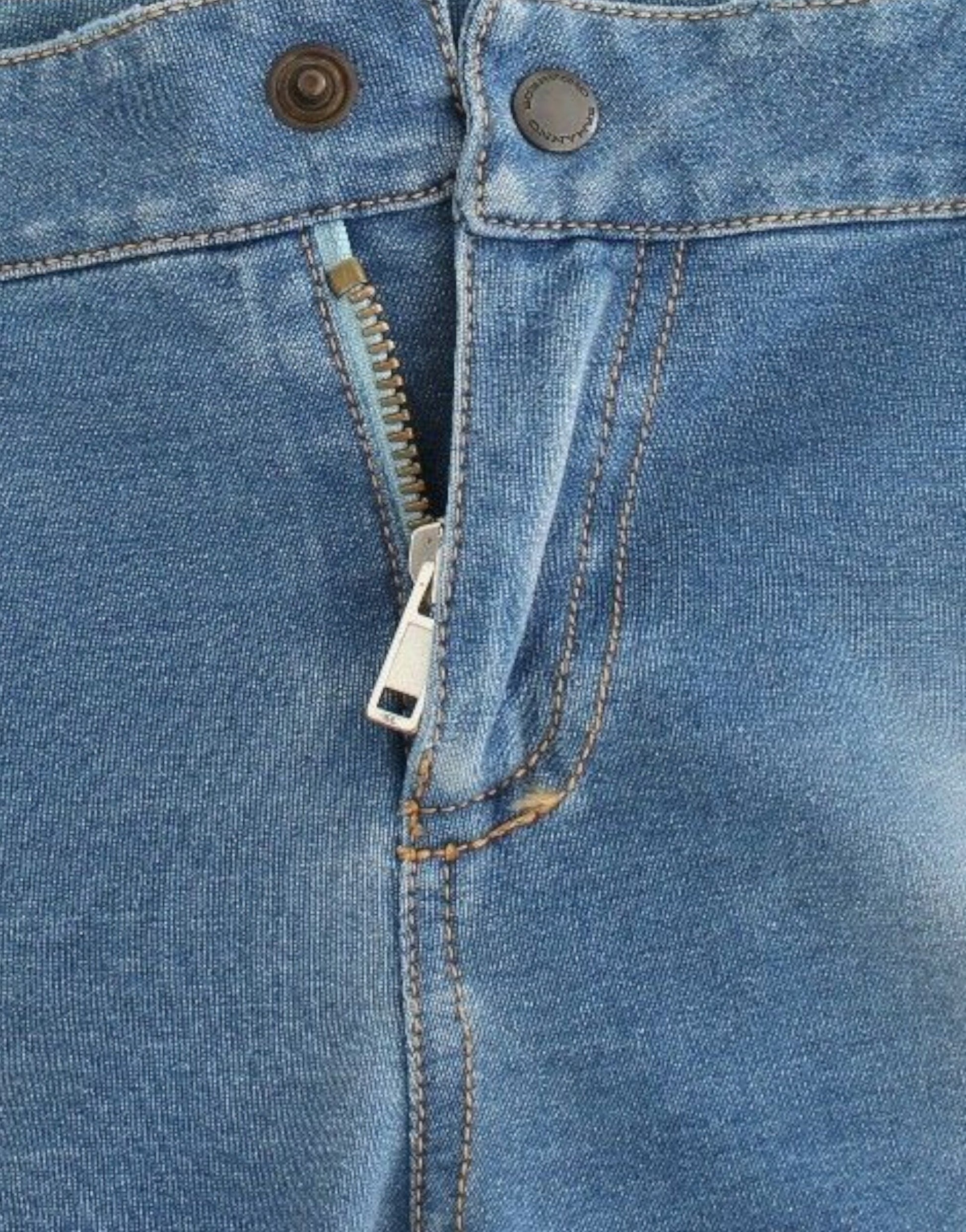Ermanno Scervino Blue Cropped Jeans for Women side view