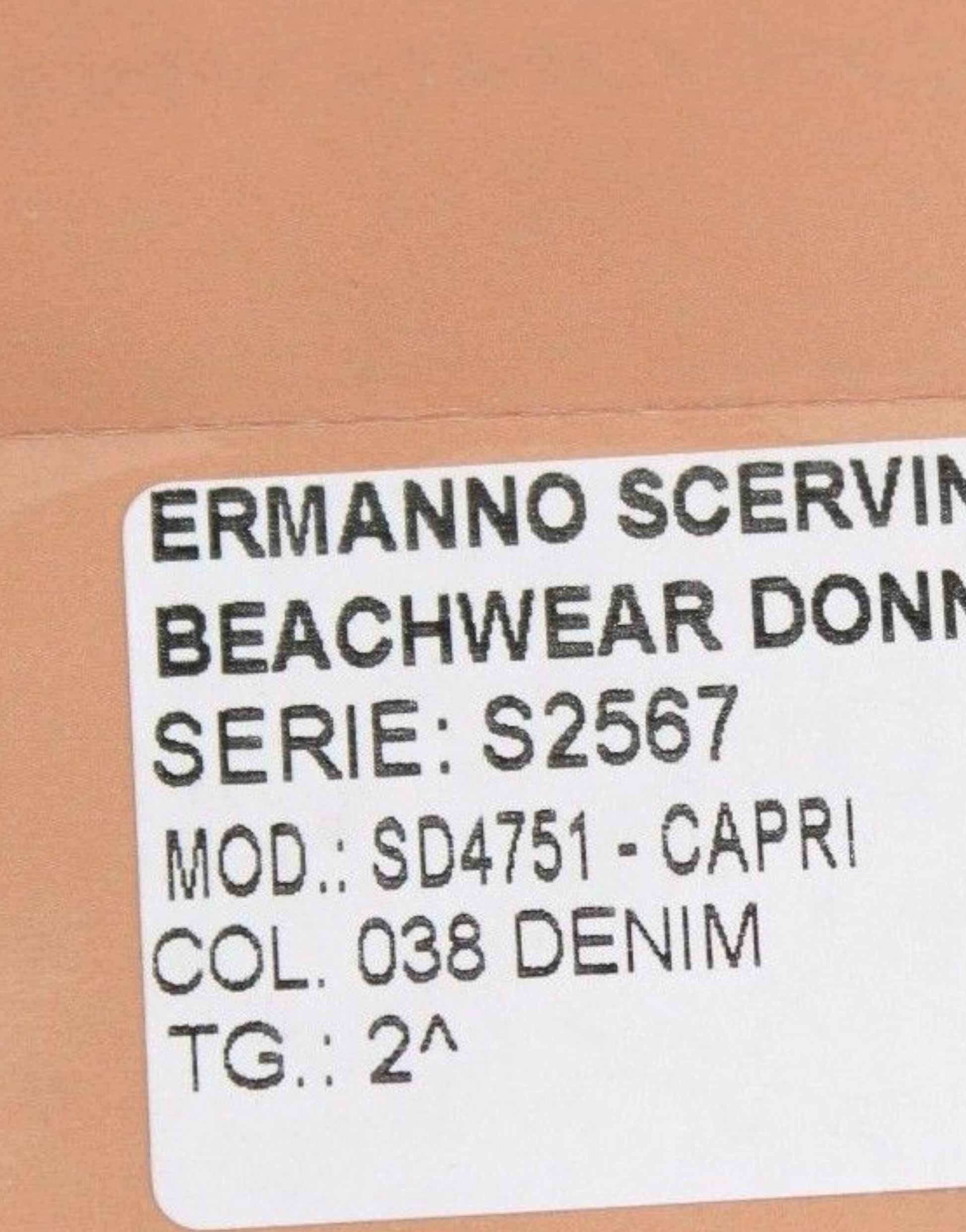 Ermanno Scervino Blue Cropped Jeans for Women additional view