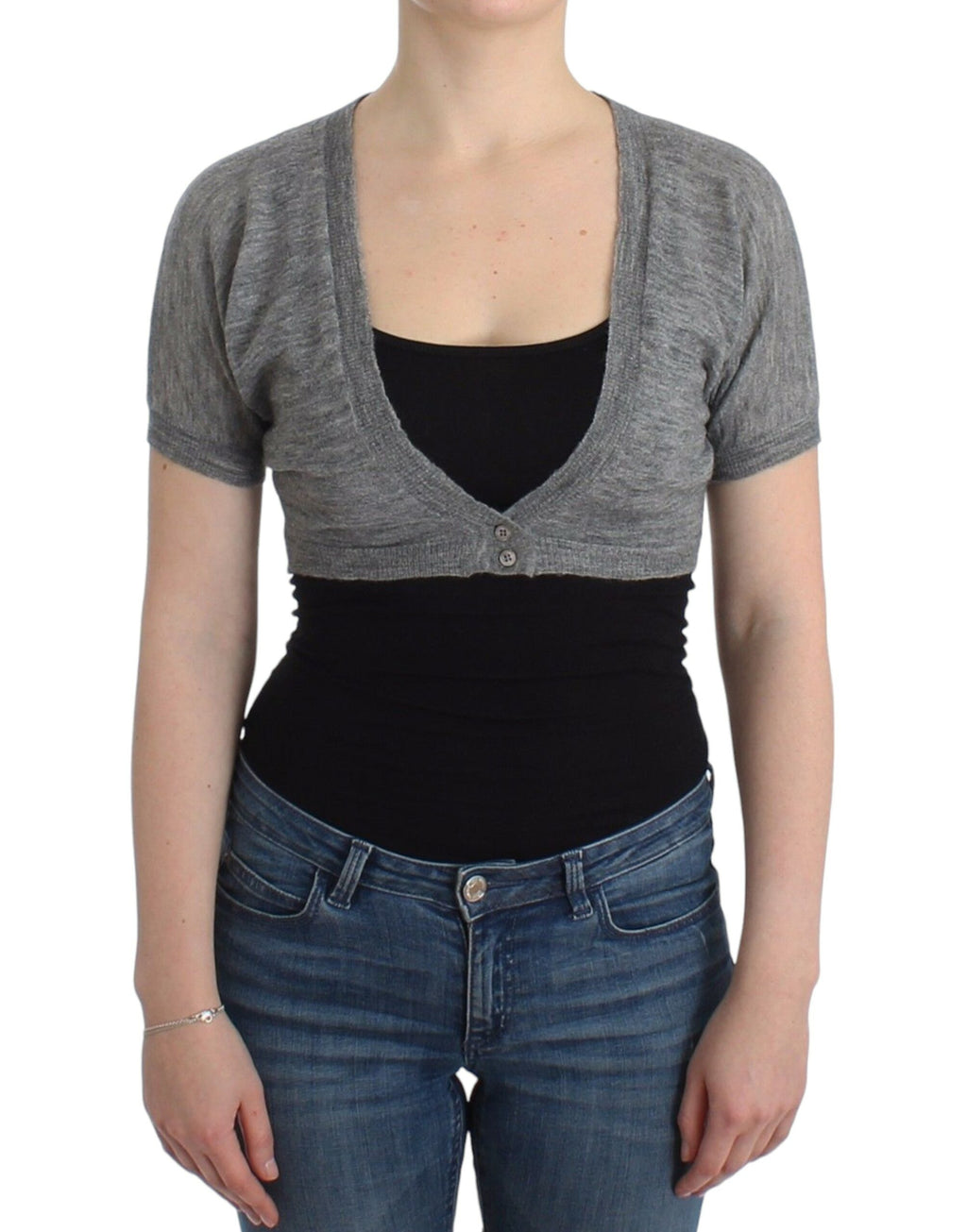 Ermanno Scervino Grey Cardigan for Women