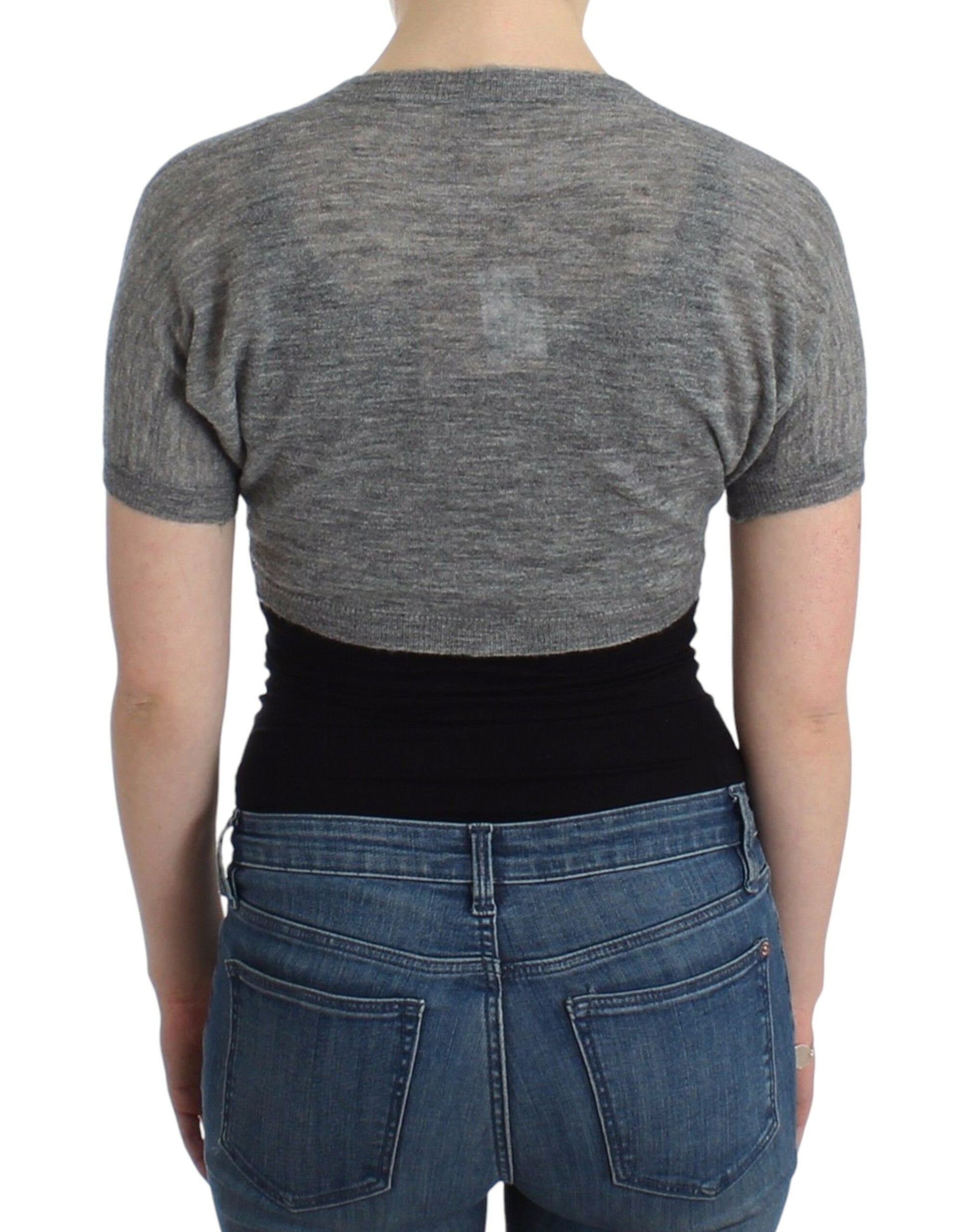 Ermanno Scervino Grey Cardigan for Women detail view