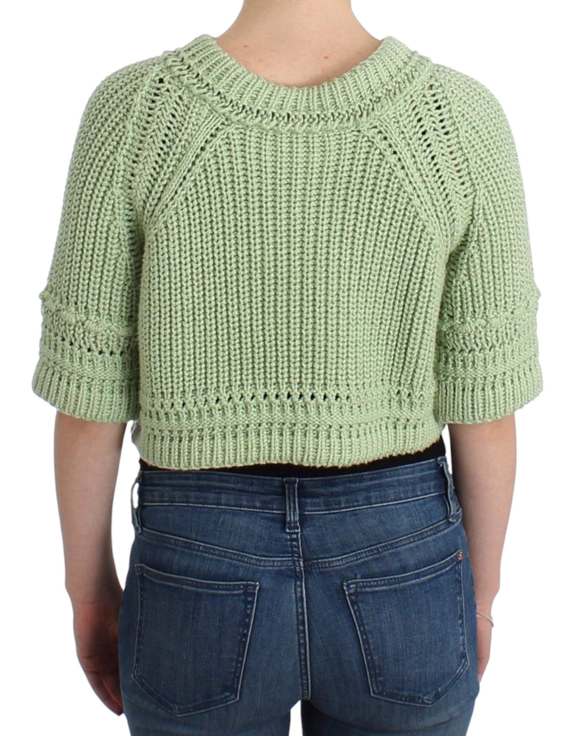 Ermanno Scervino Green Sweatshirt for Women detail view