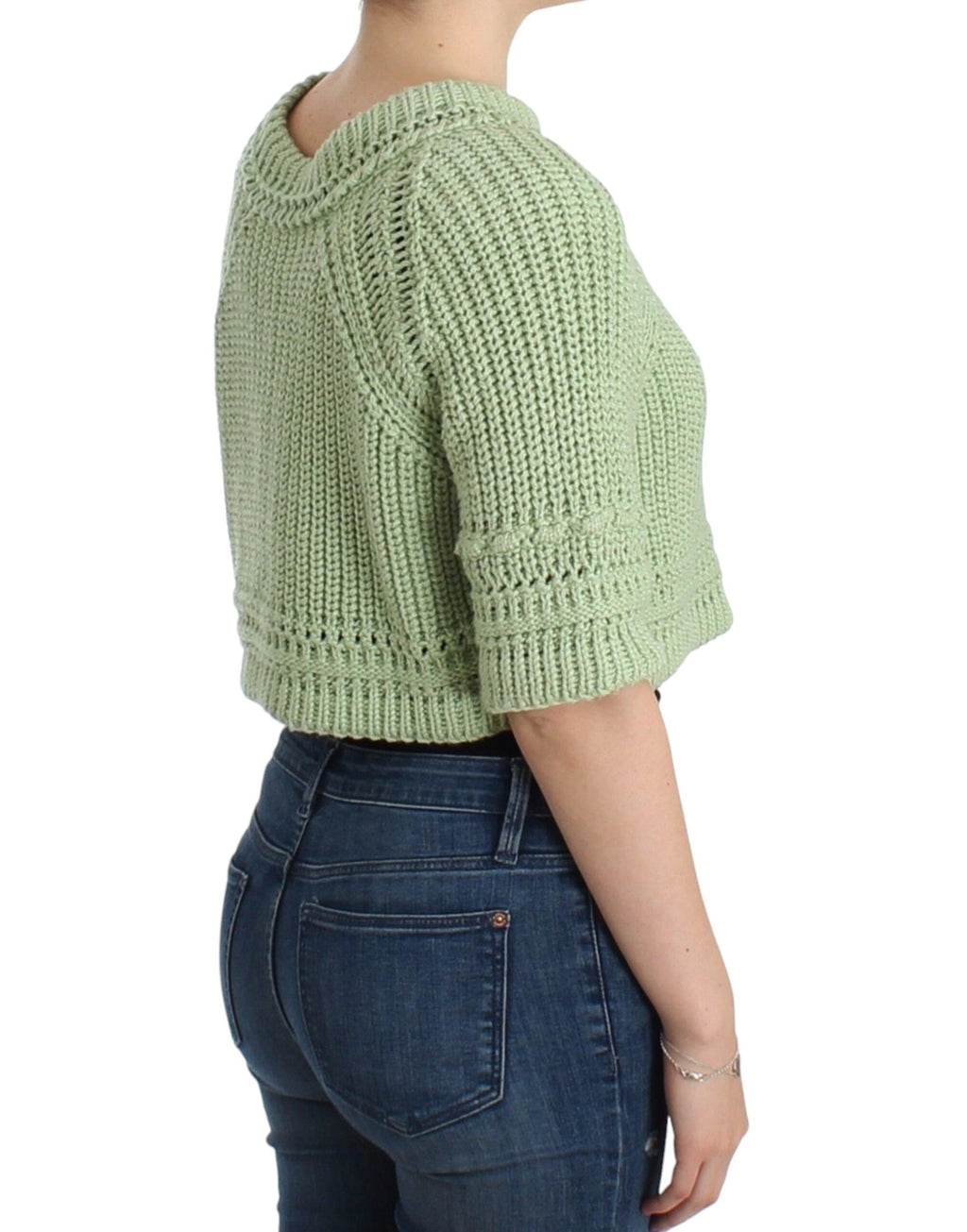 Ermanno Scervino Green Sweatshirt for Women side view