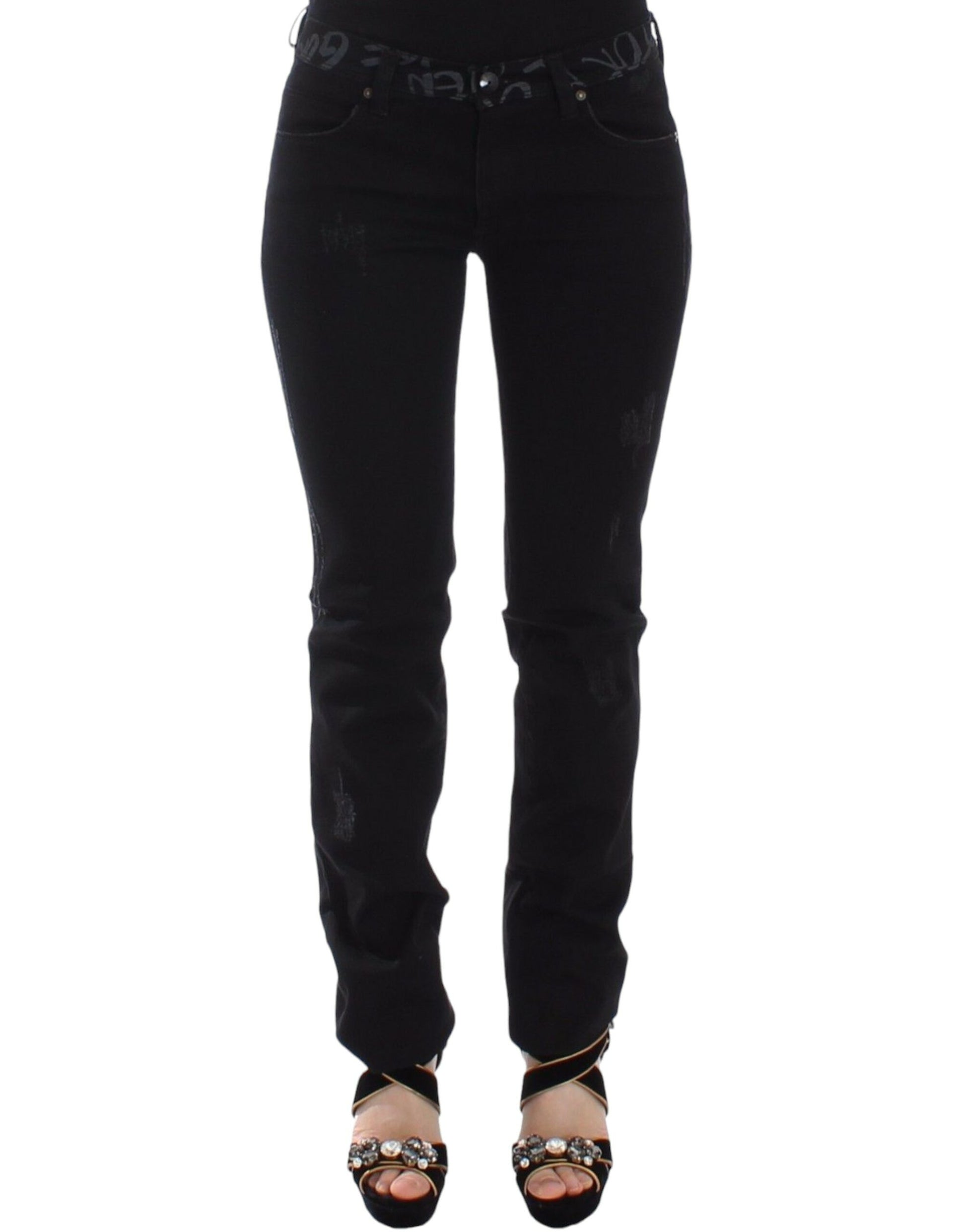Ermanno Scervino Black Skinny Jeans for Women