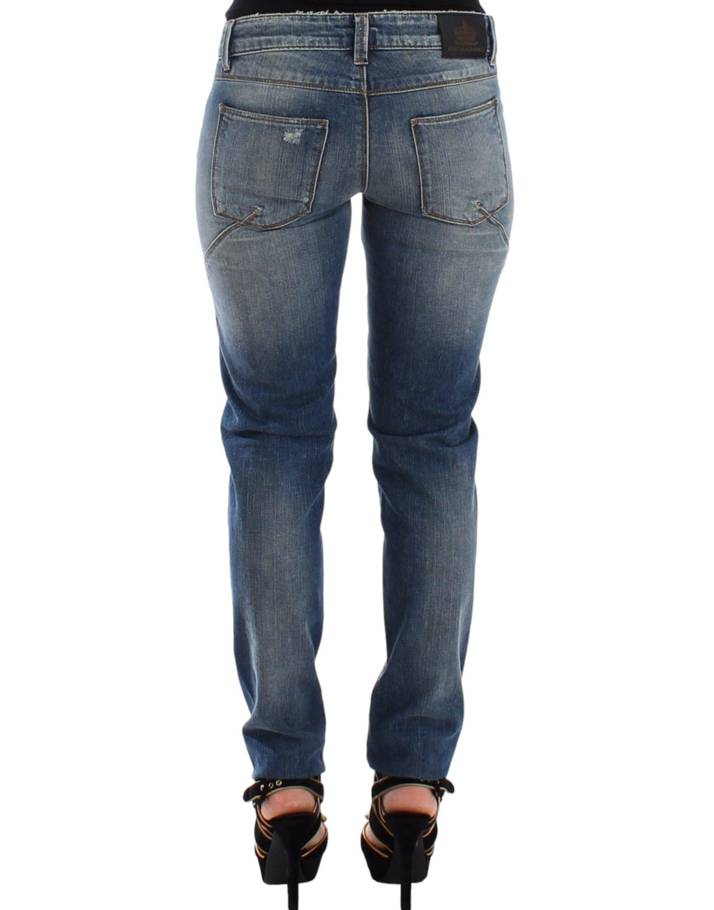Ermanno Scervino Blue Slim Fit Jeans for Women detail view