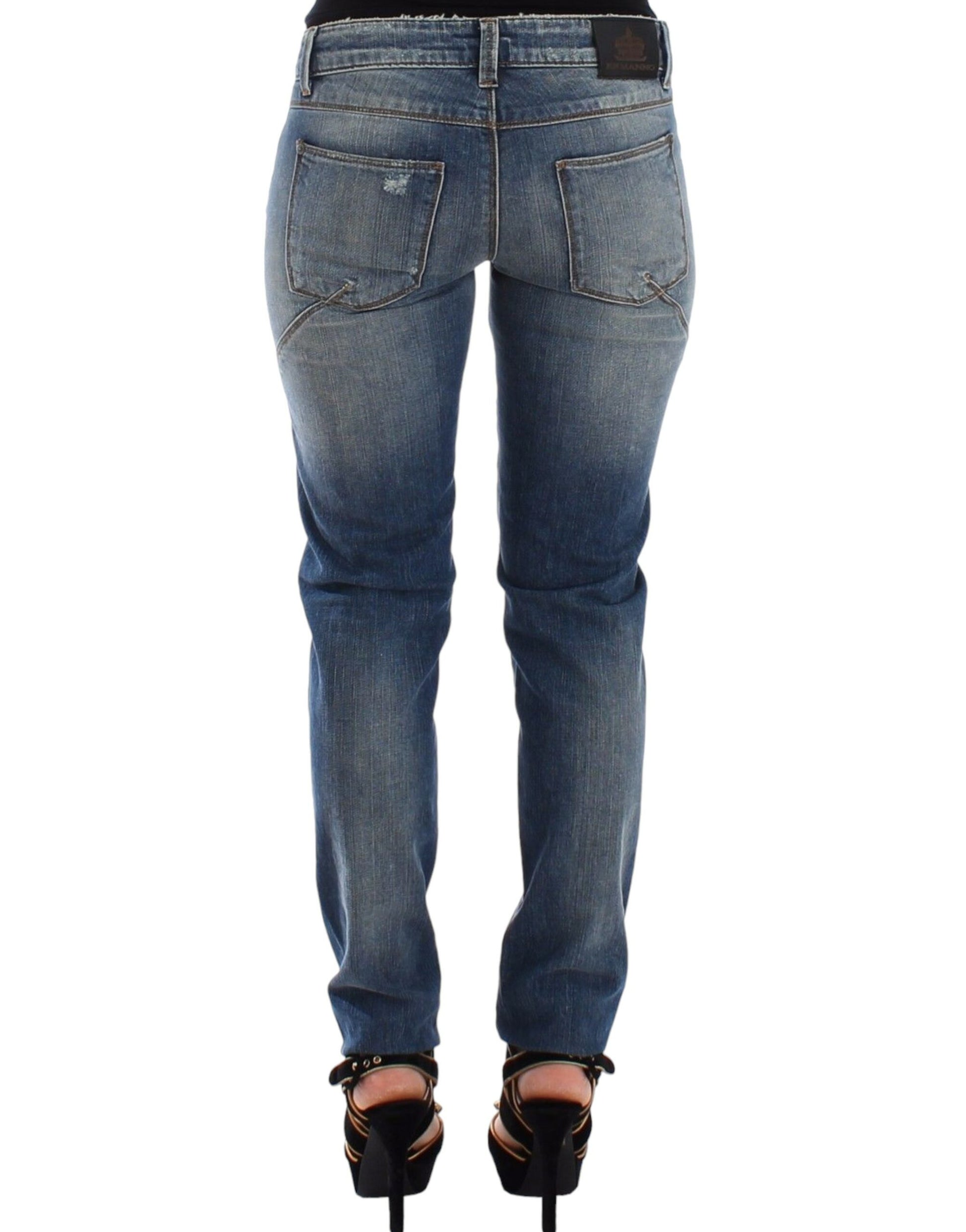 Ermanno Scervino Blue Slim Fit Jeans for Women detail view