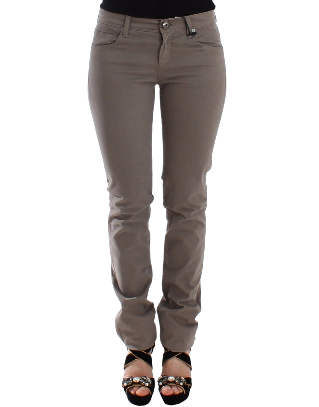 Ermanno Scervino Beige Skinny Jeans for Women