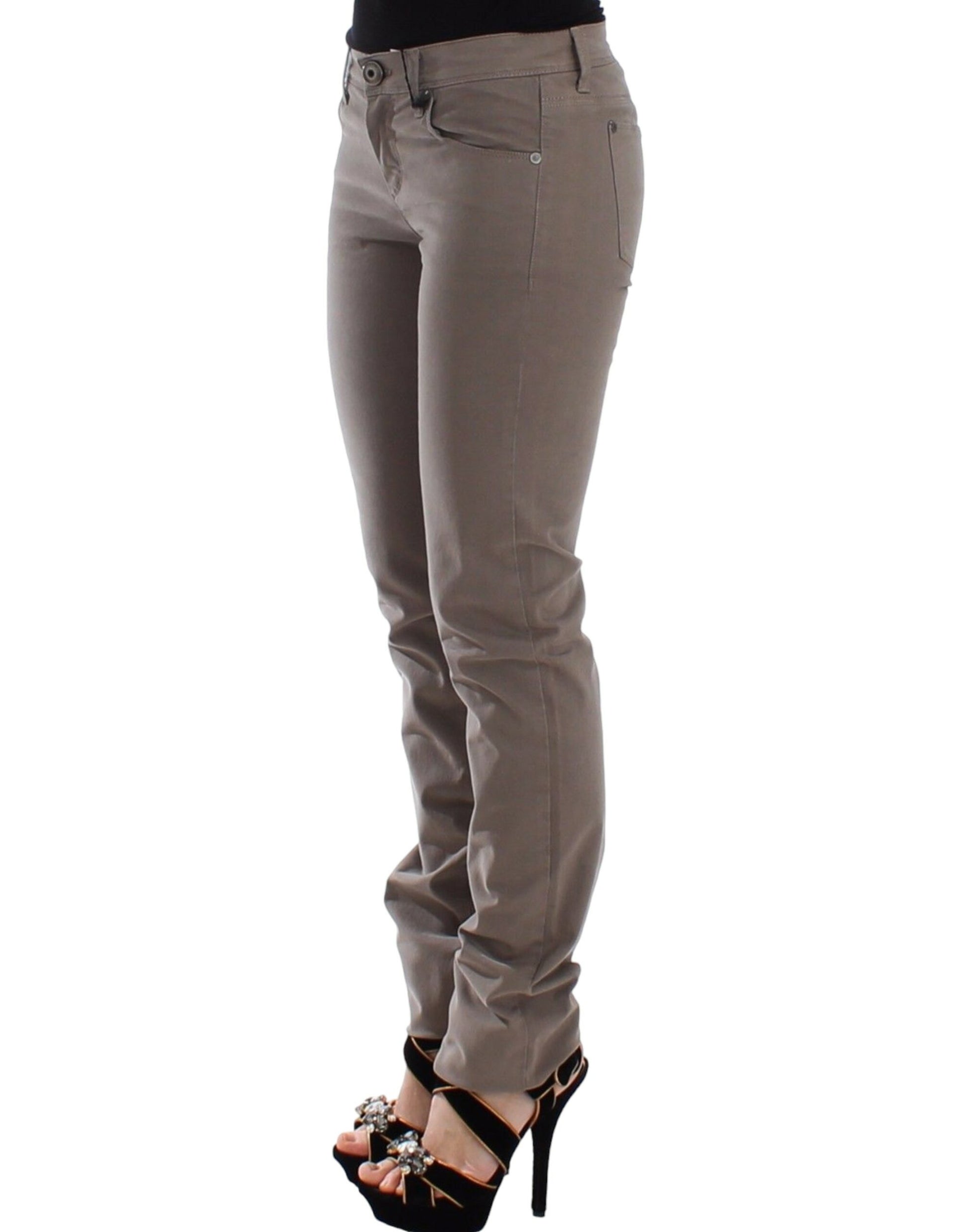 Ermanno Scervino Beige Skinny Jeans for Women alternate view