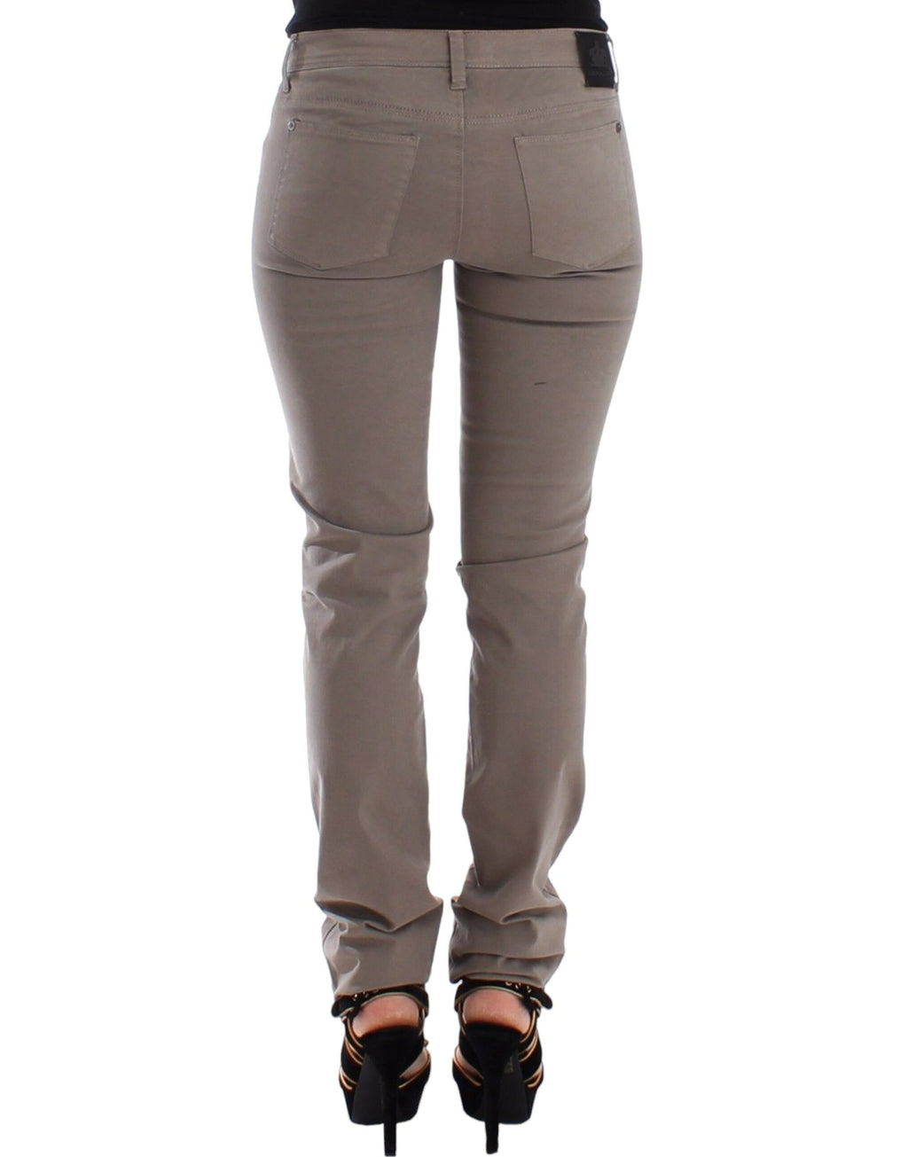 Ermanno Scervino Beige Skinny Jeans for Women detail view