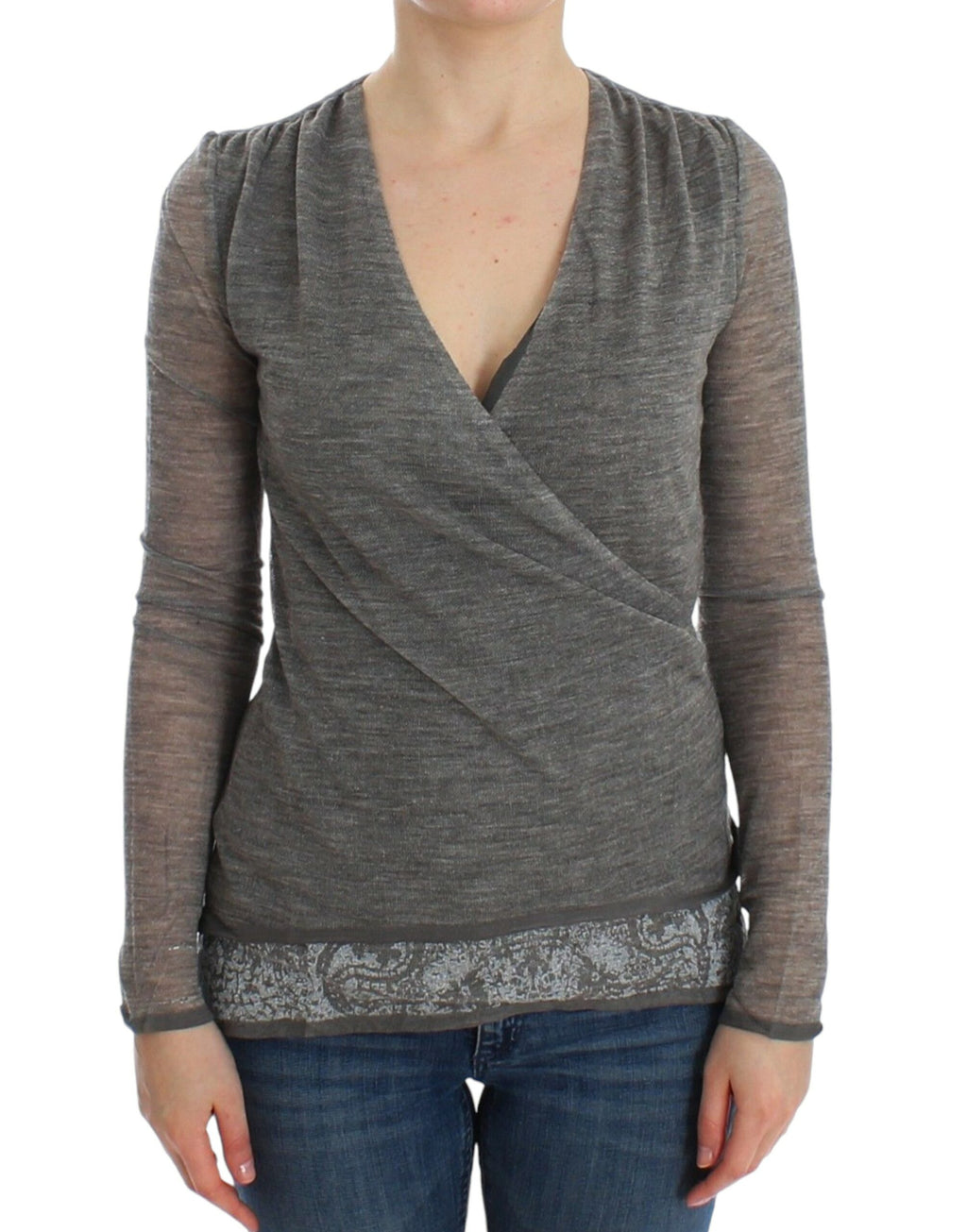 Ermanno Scervino Grey Sweatshirt for Women