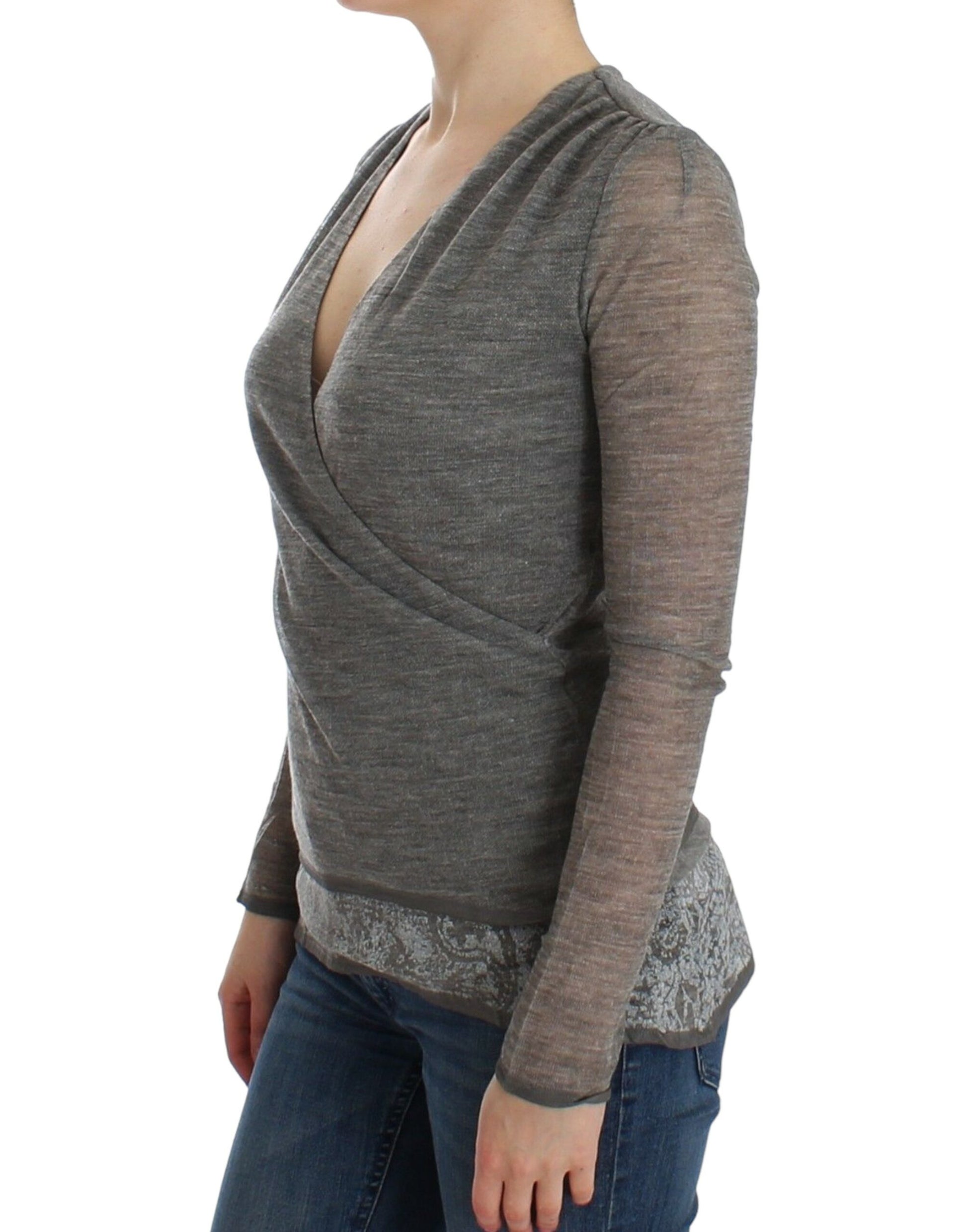 Ermanno Scervino Grey Sweatshirt for Women alternate view