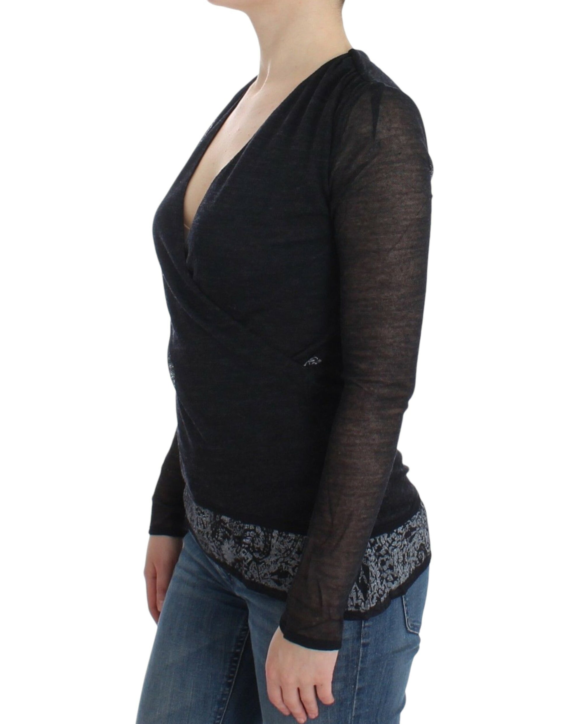 Ermanno Scervino Black Sweatshirt for Women alternate view