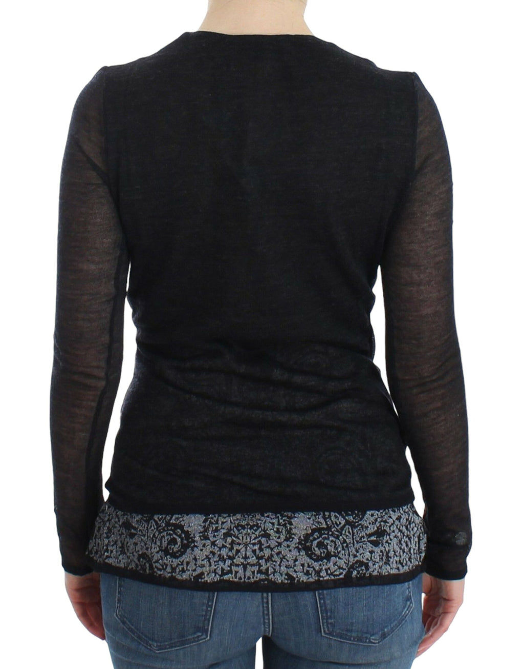 Ermanno Scervino Black Sweatshirt for Women detail view