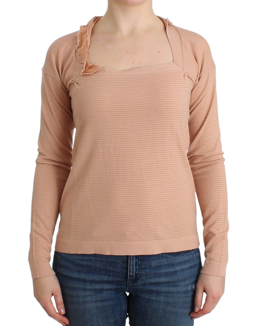 Ermanno Scervino Orange Long Sleeve T-Shirt for Women