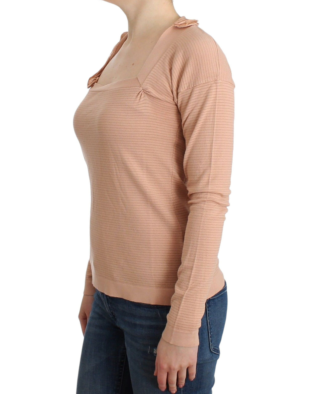 Ermanno Scervino Orange Long Sleeve T-Shirt for Women alternate view