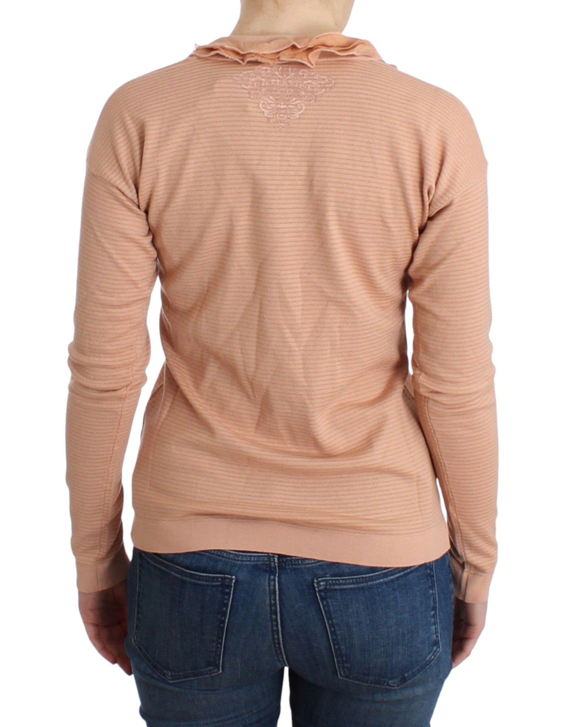 Ermanno Scervino Orange Long Sleeve T-Shirt for Women detail view