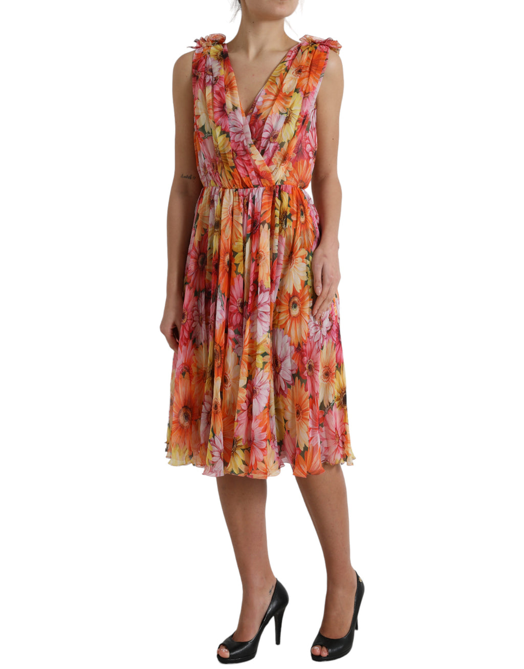 Dolce & Gabbana Multicolor Midi Dress for Women alternate view