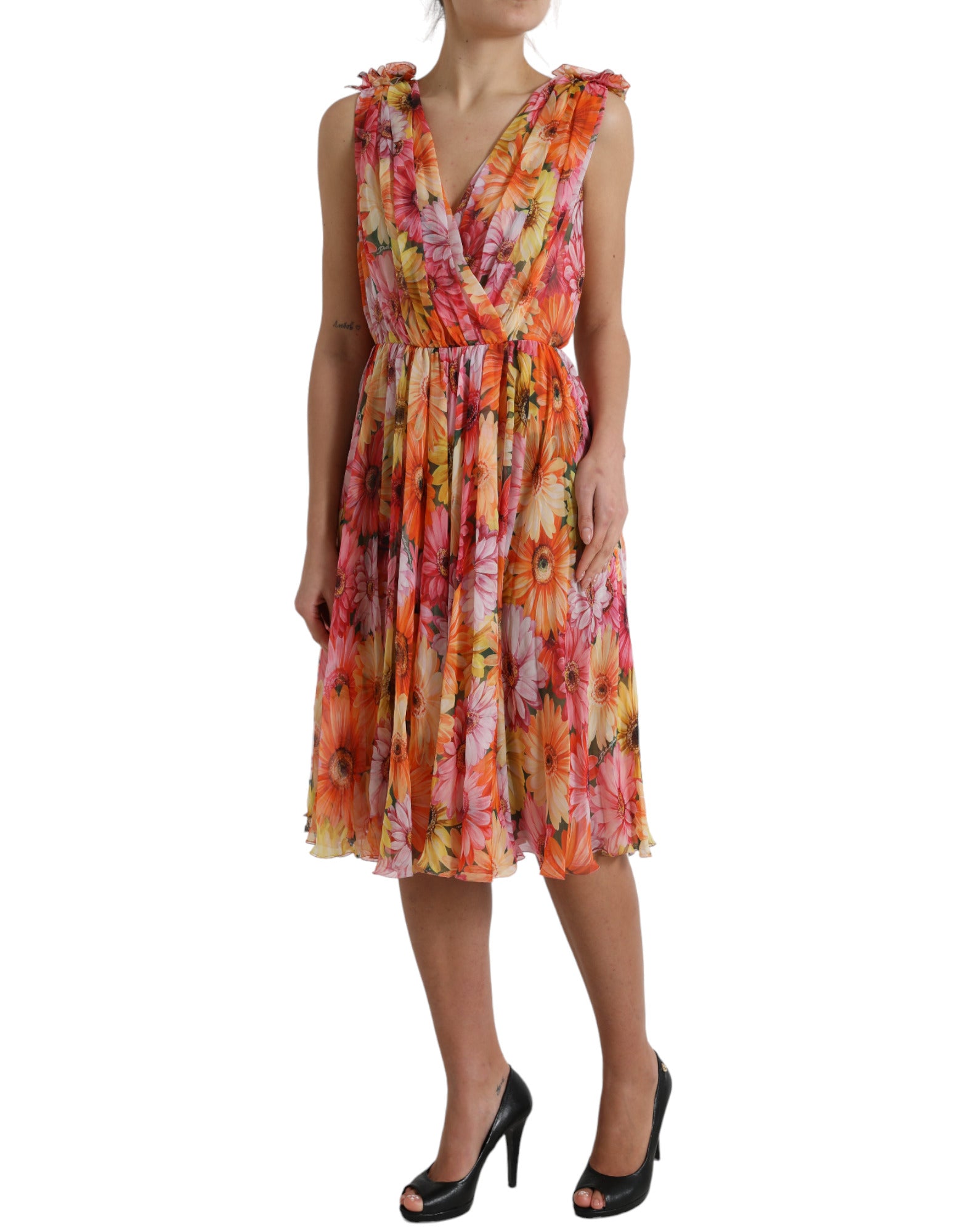 Dolce & Gabbana Multicolor Midi Dress for Women alternate view