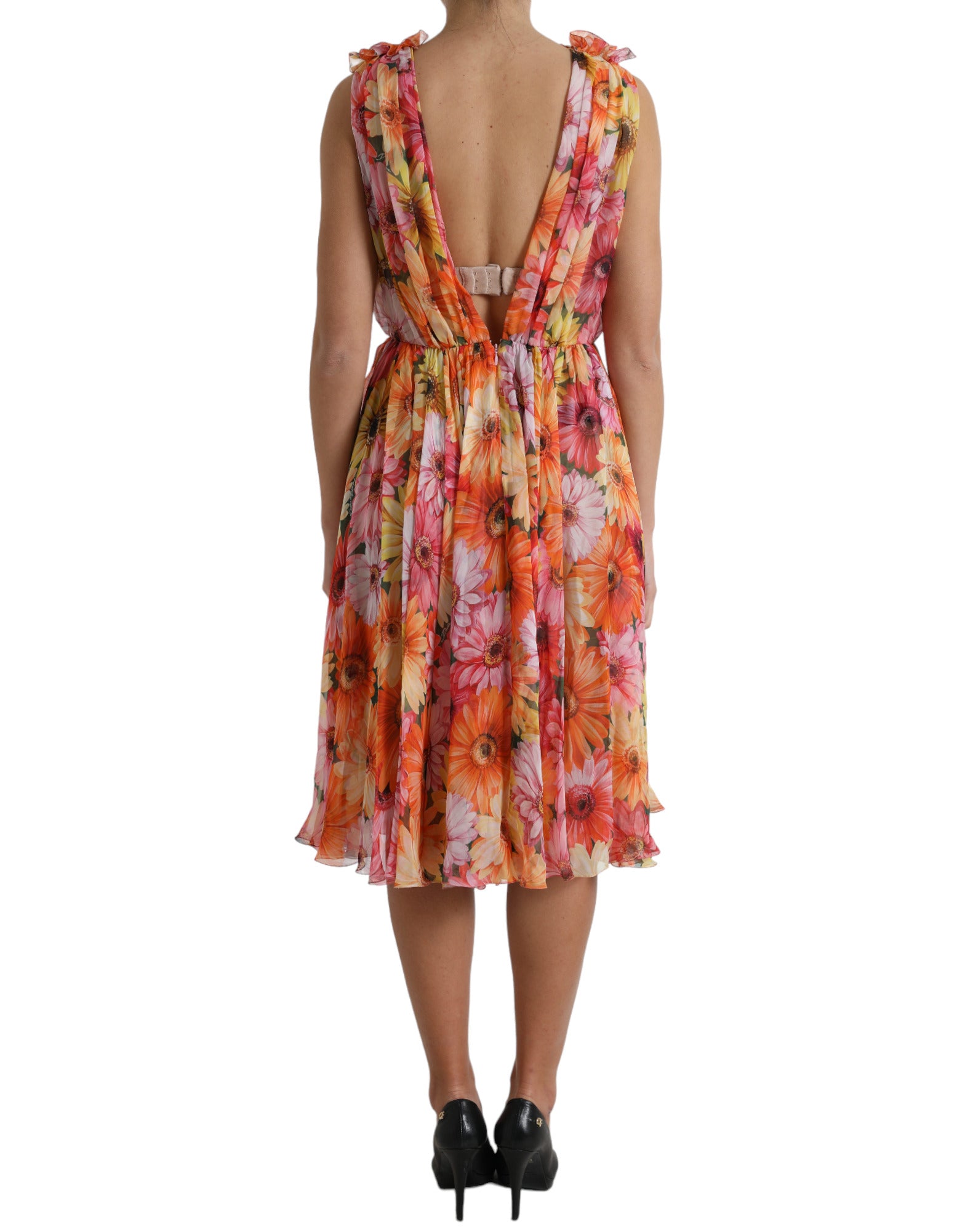 Dolce & Gabbana Multicolor Midi Dress for Women detail view