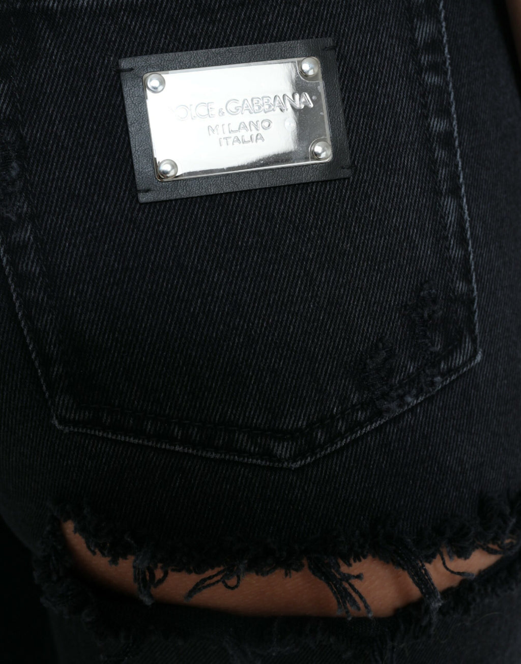 Dolce & Gabbana Black Tapered Jeans for Women additional view