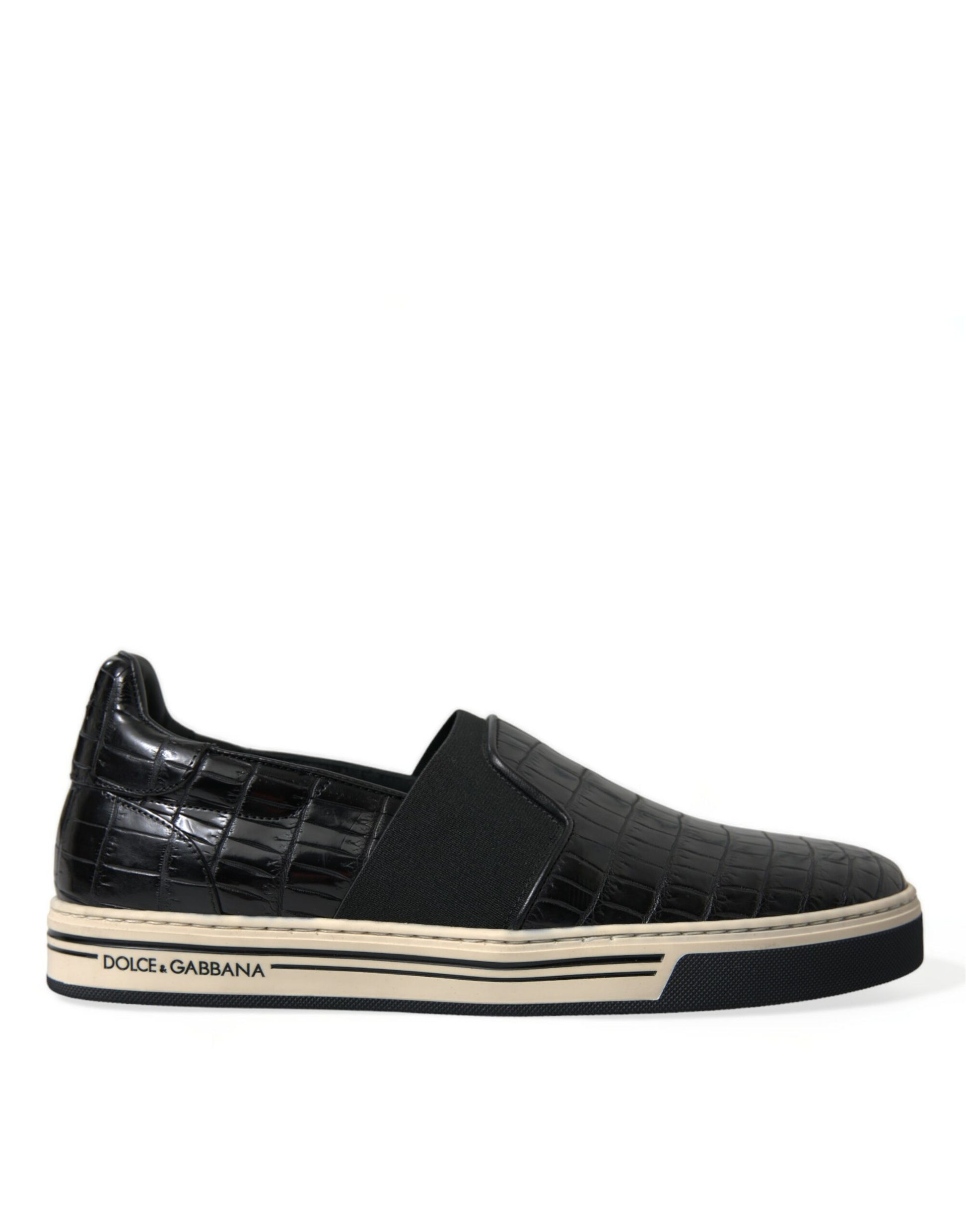 Dolce & Gabbana Black Low Top Sneakers for Men