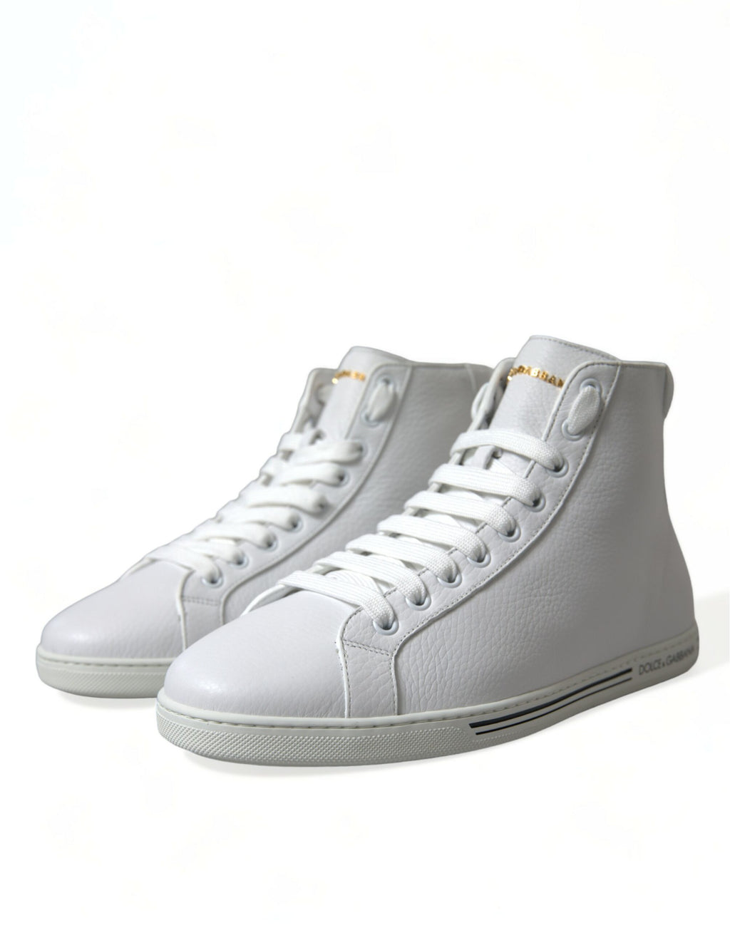 Dolce & Gabbana White High Tops for Men detail view