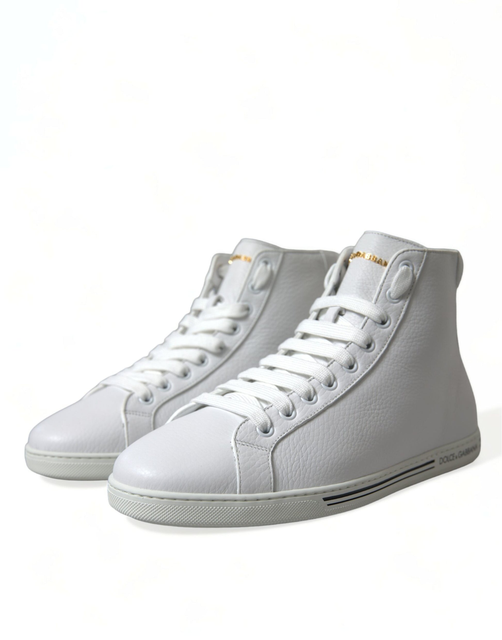 Dolce & Gabbana White High Tops for Men detail view