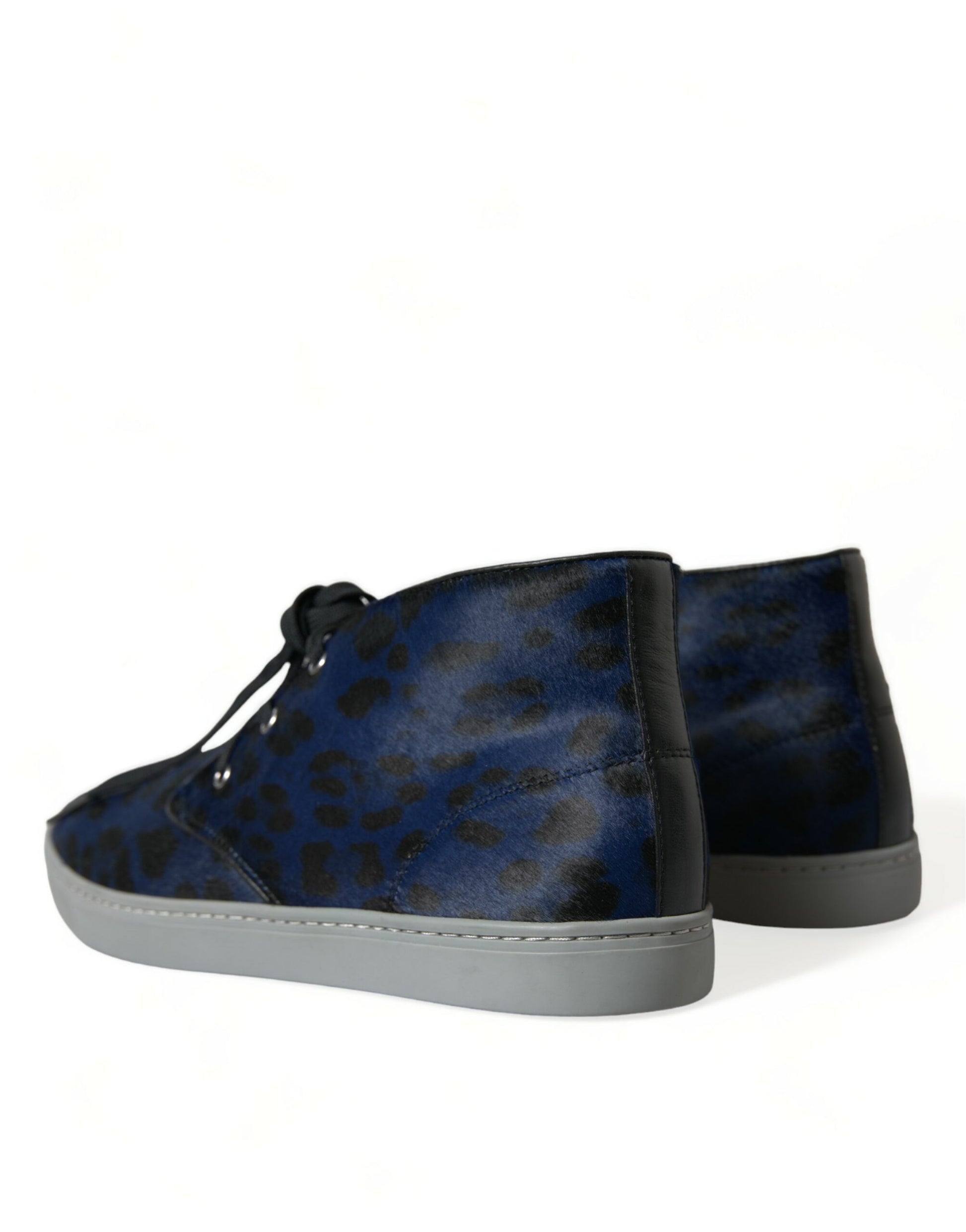 Dolce & Gabbana Blue Low Top Sneakers for Men side view