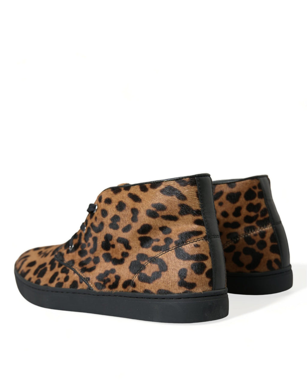 Dolce & Gabbana Brown Low Top Sneakers for Men side view