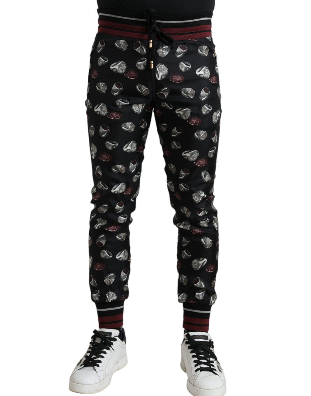 Dolce & Gabbana Black Athletic Pants for Men