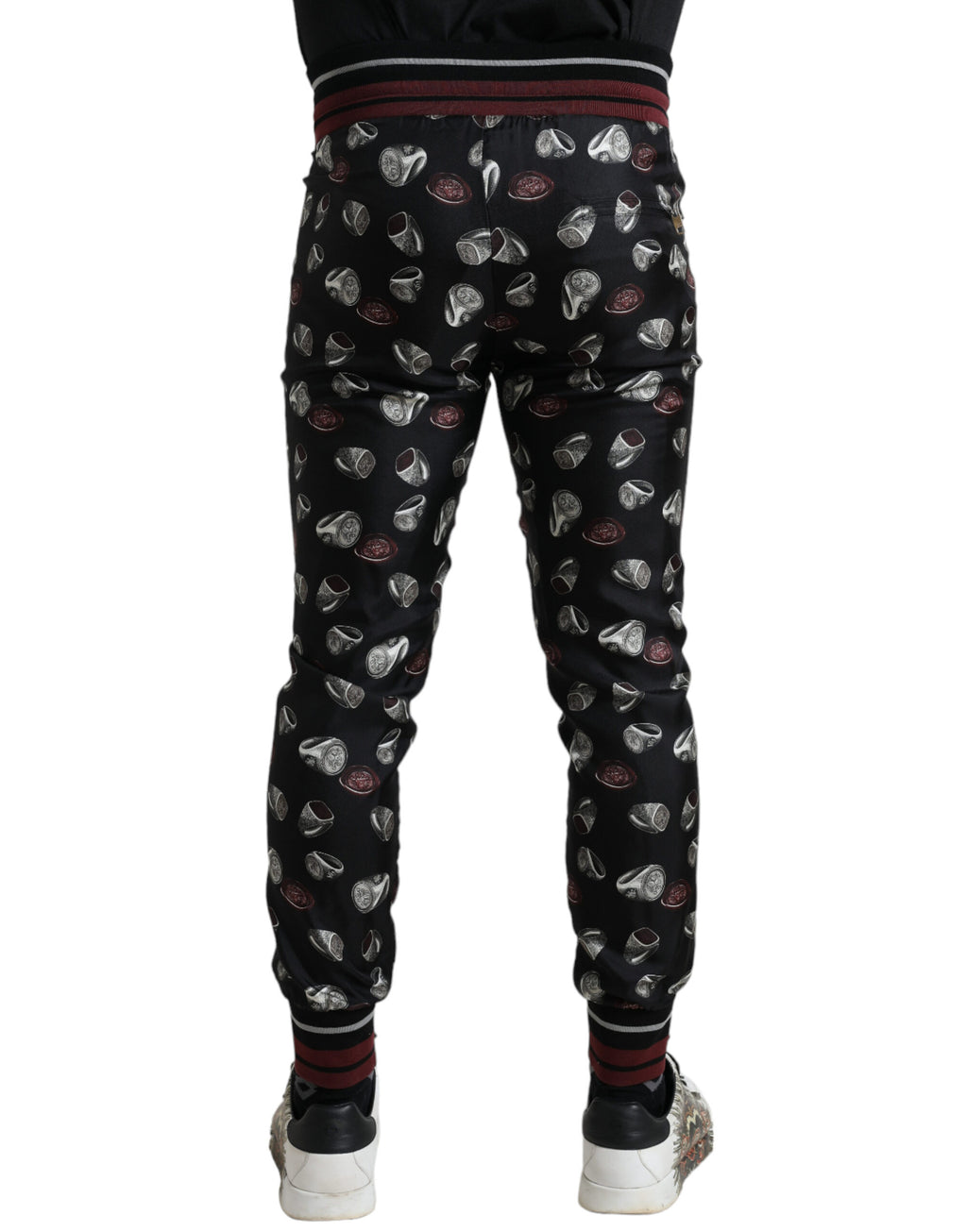 Dolce & Gabbana Black Athletic Pants for Men detail view