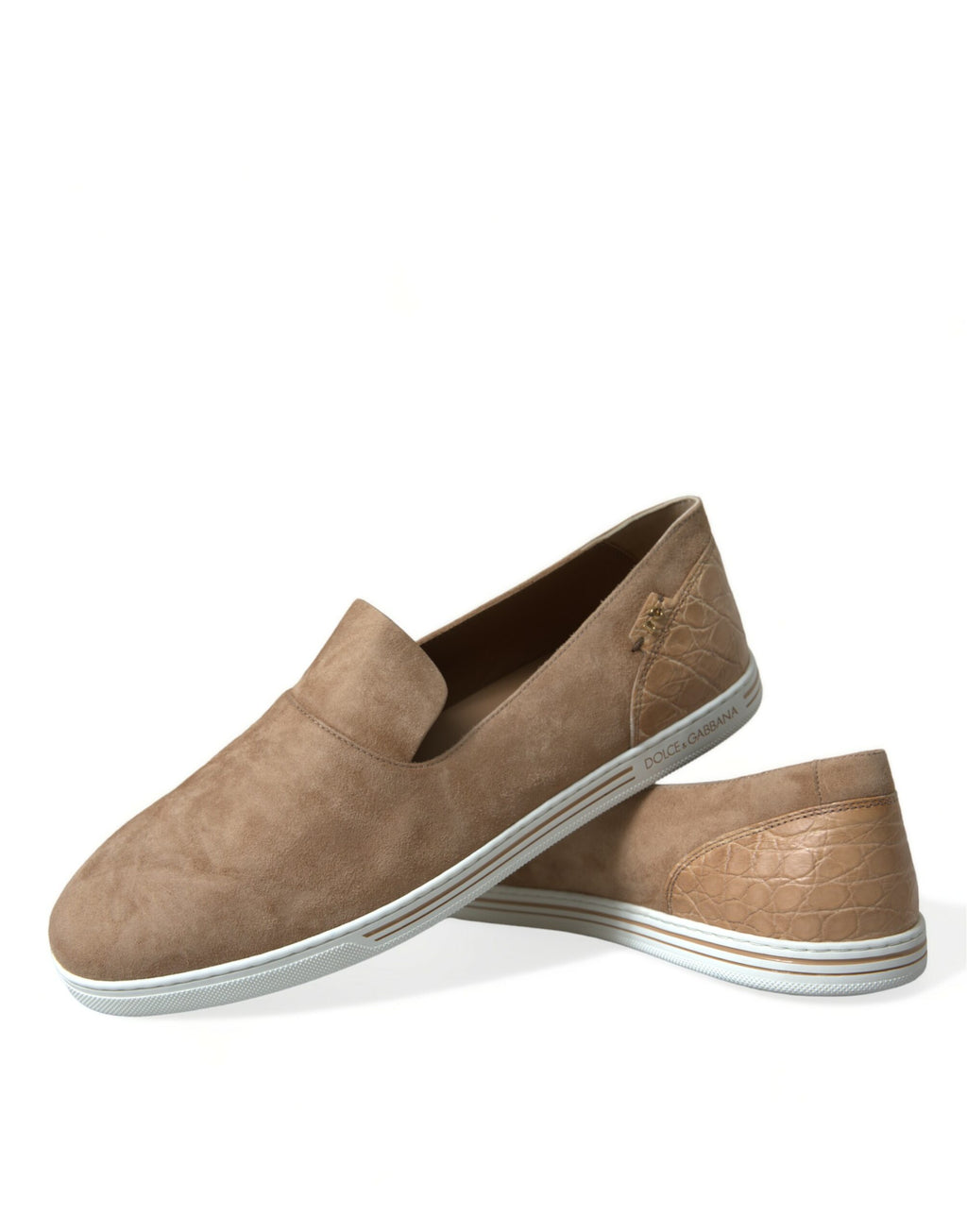 Dolce & Gabbana Beige Slip On Loafers for Men additional view