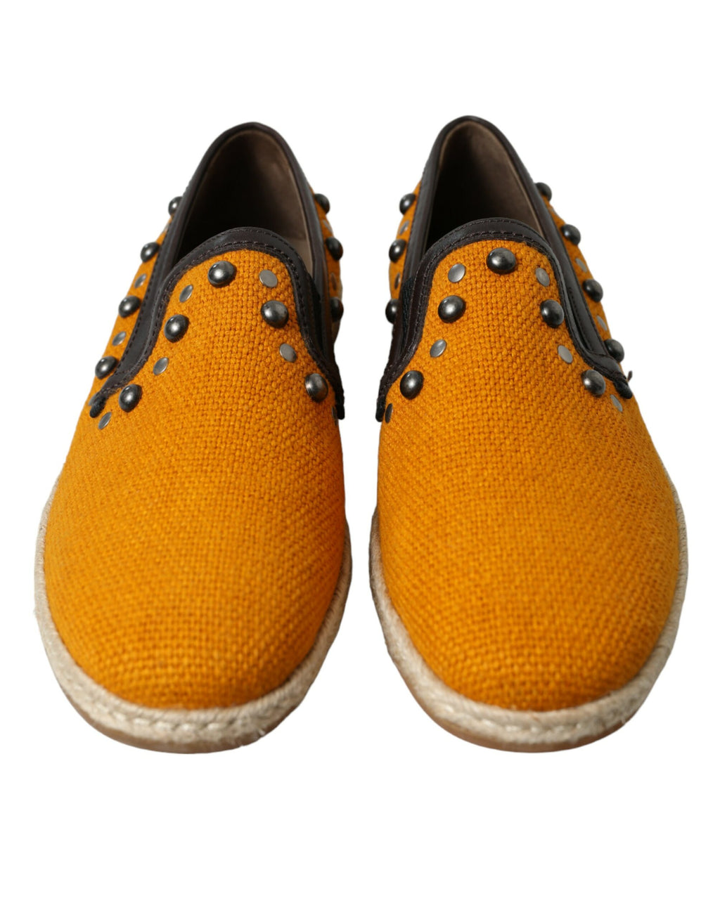 Dolce & Gabbana Orange Slip On Loafers for Men alternate view