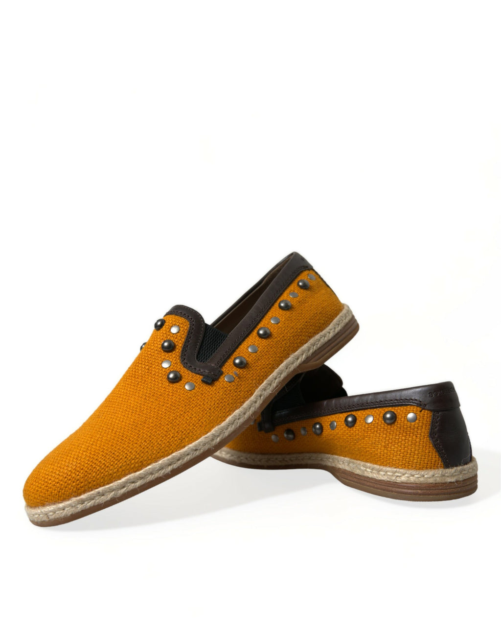 Dolce & Gabbana Orange Slip On Loafers for Men additional view