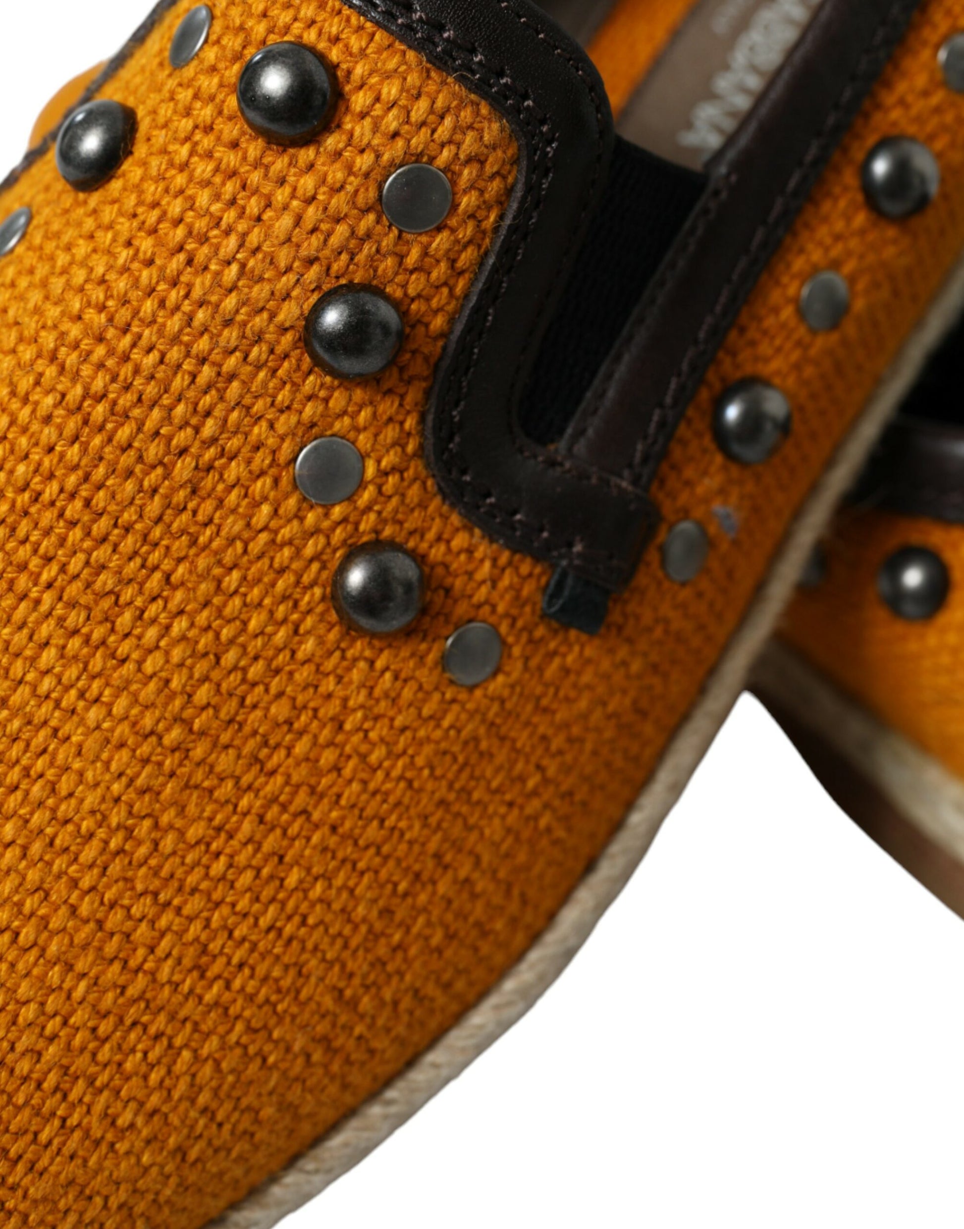 Dolce & Gabbana Orange Slip On Loafers for Men additional view