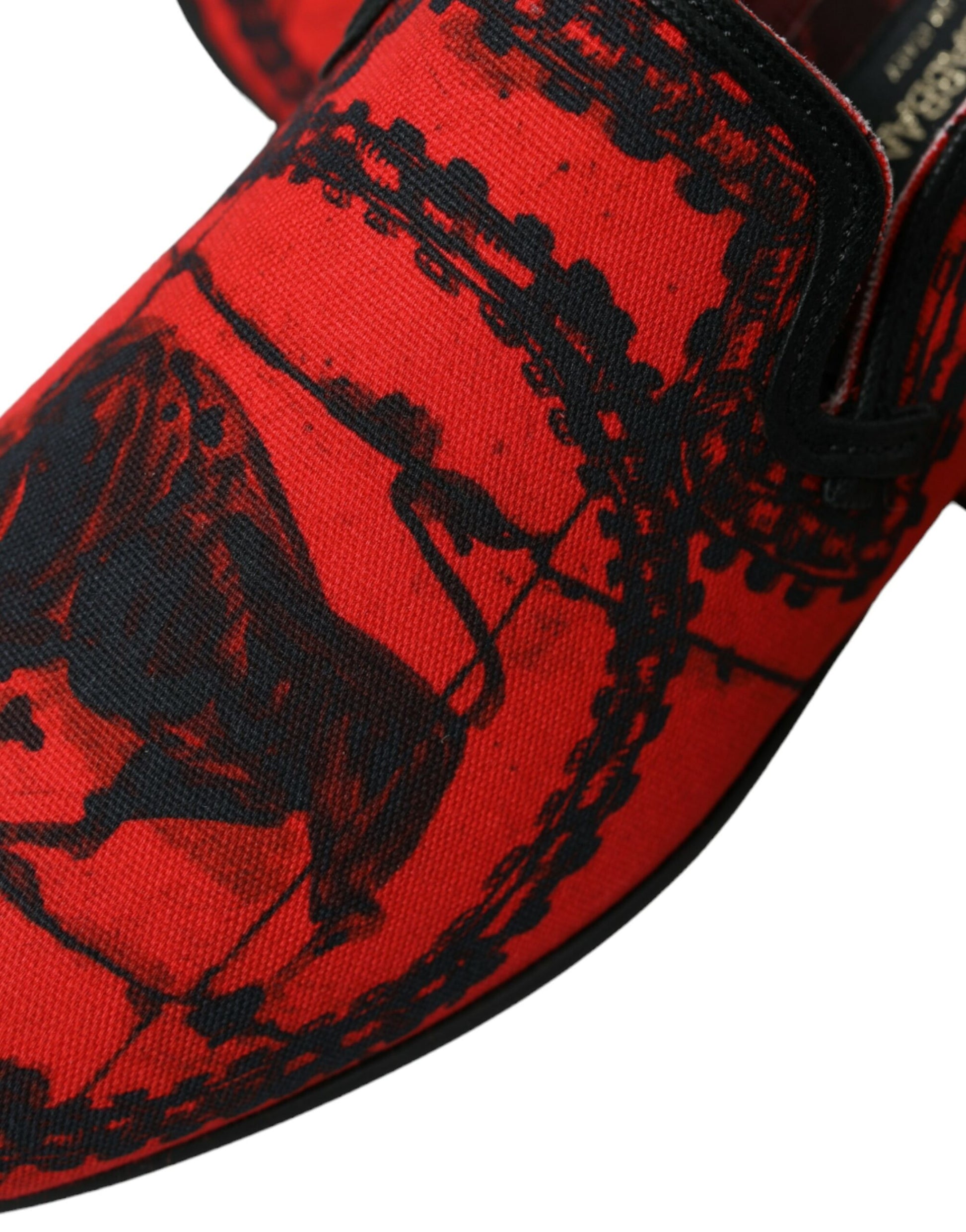 Dolce & Gabbana Red Slip On Loafers for Men additional view