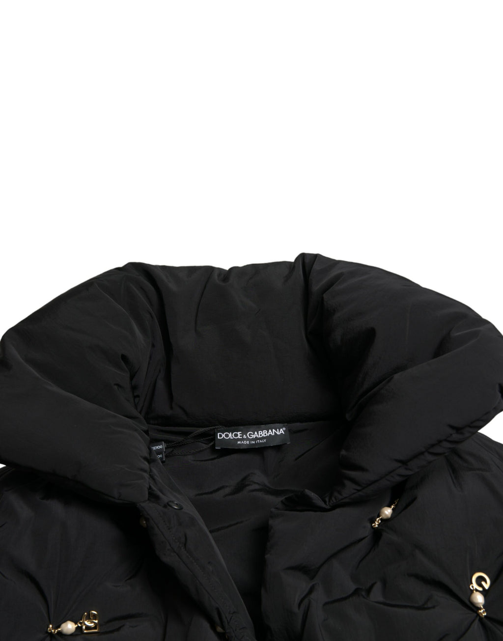 Dolce & Gabbana Black Bomber for Women side view