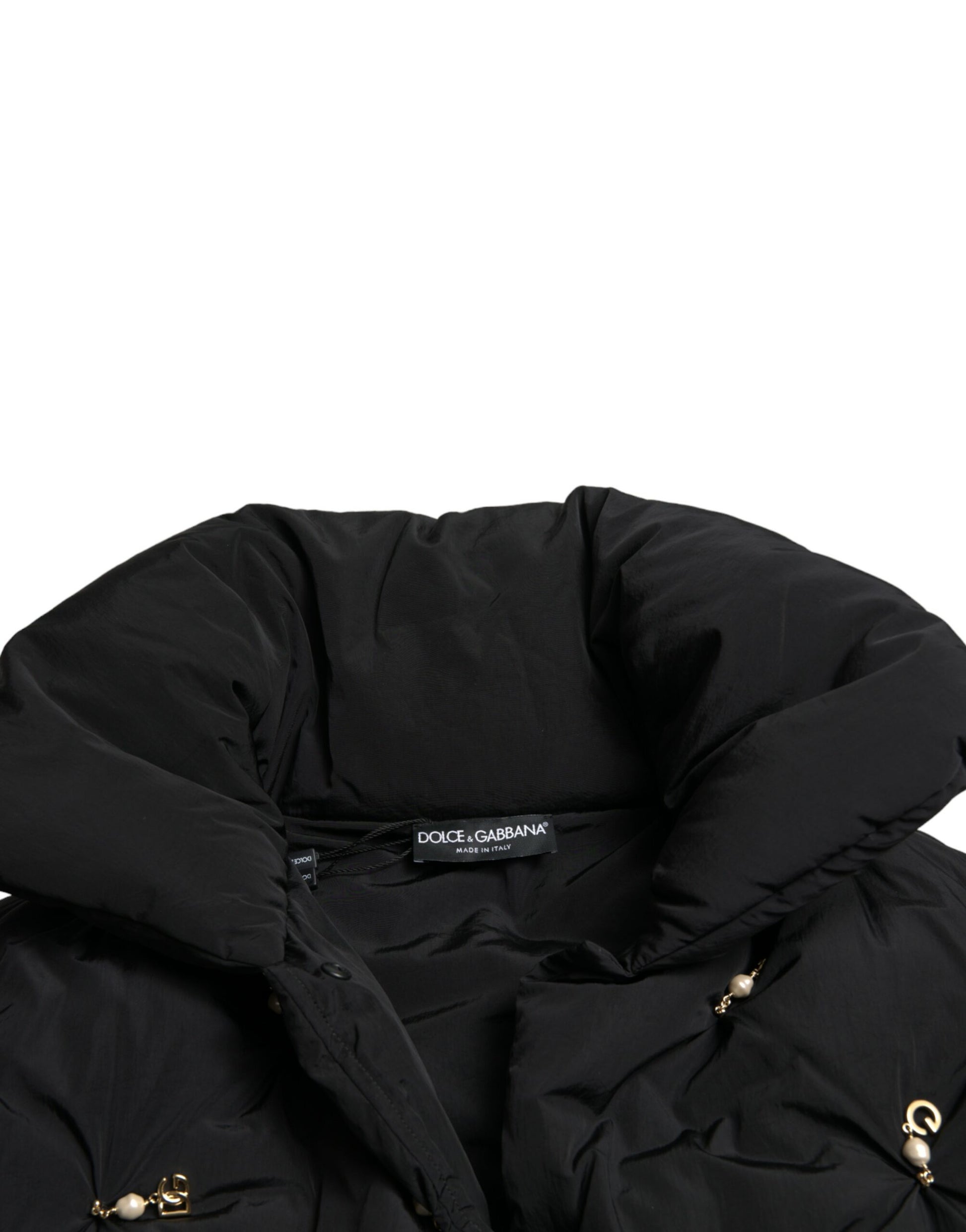 Dolce & Gabbana Black Bomber for Women side view