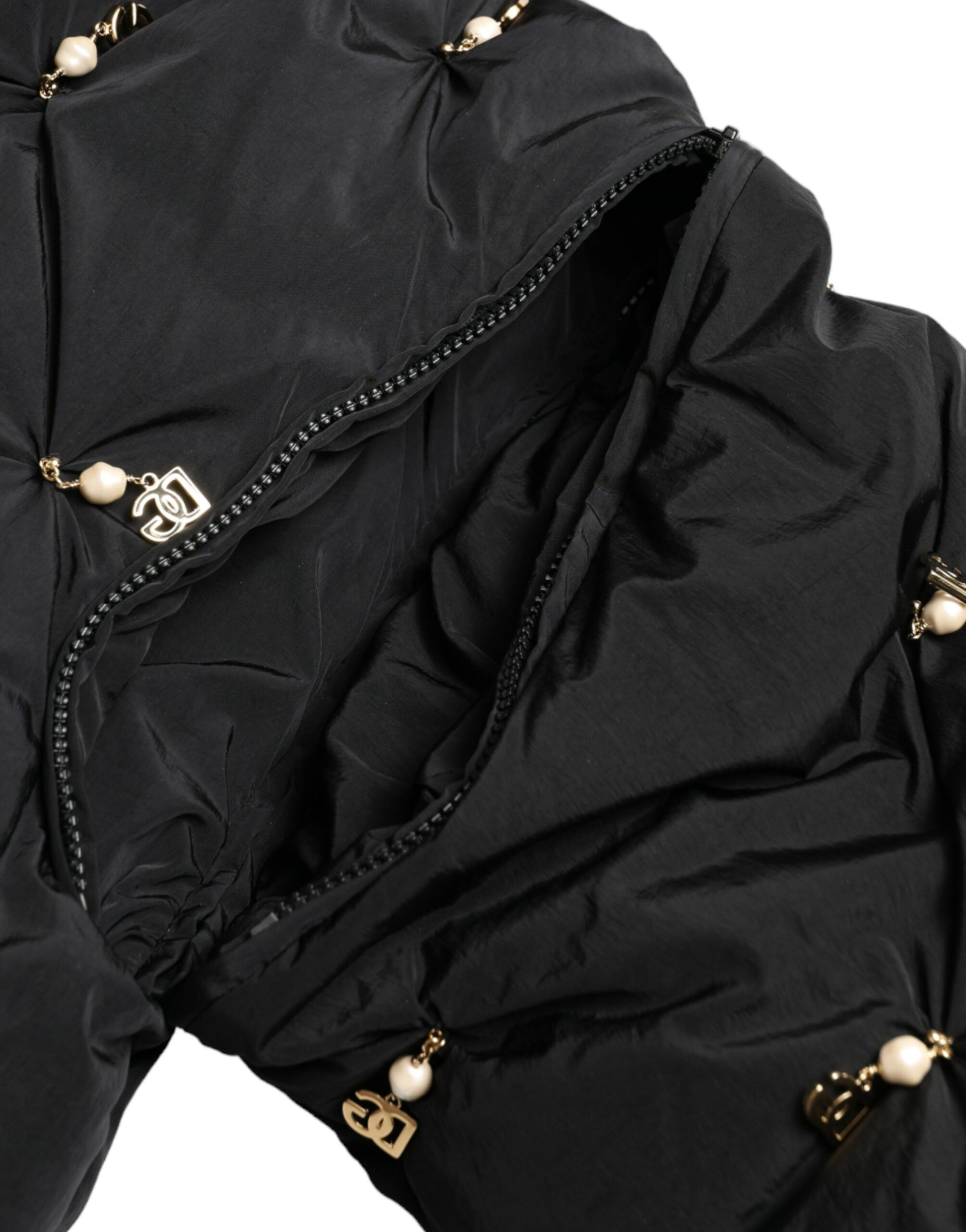 Dolce & Gabbana Black Bomber for Women detail view