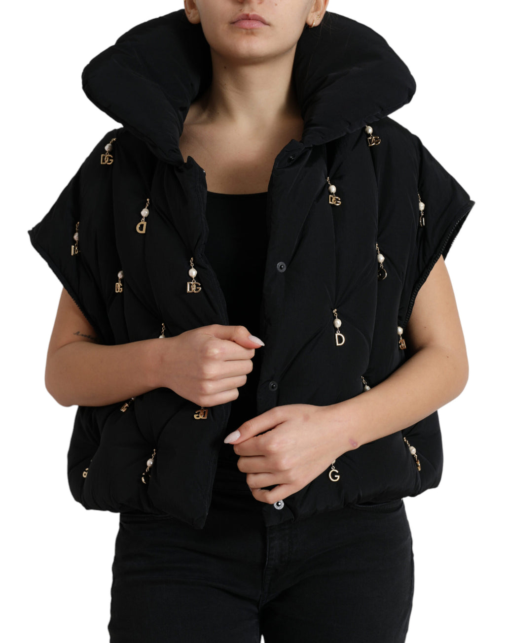 Dolce & Gabbana Black Bomber for Women alternate view