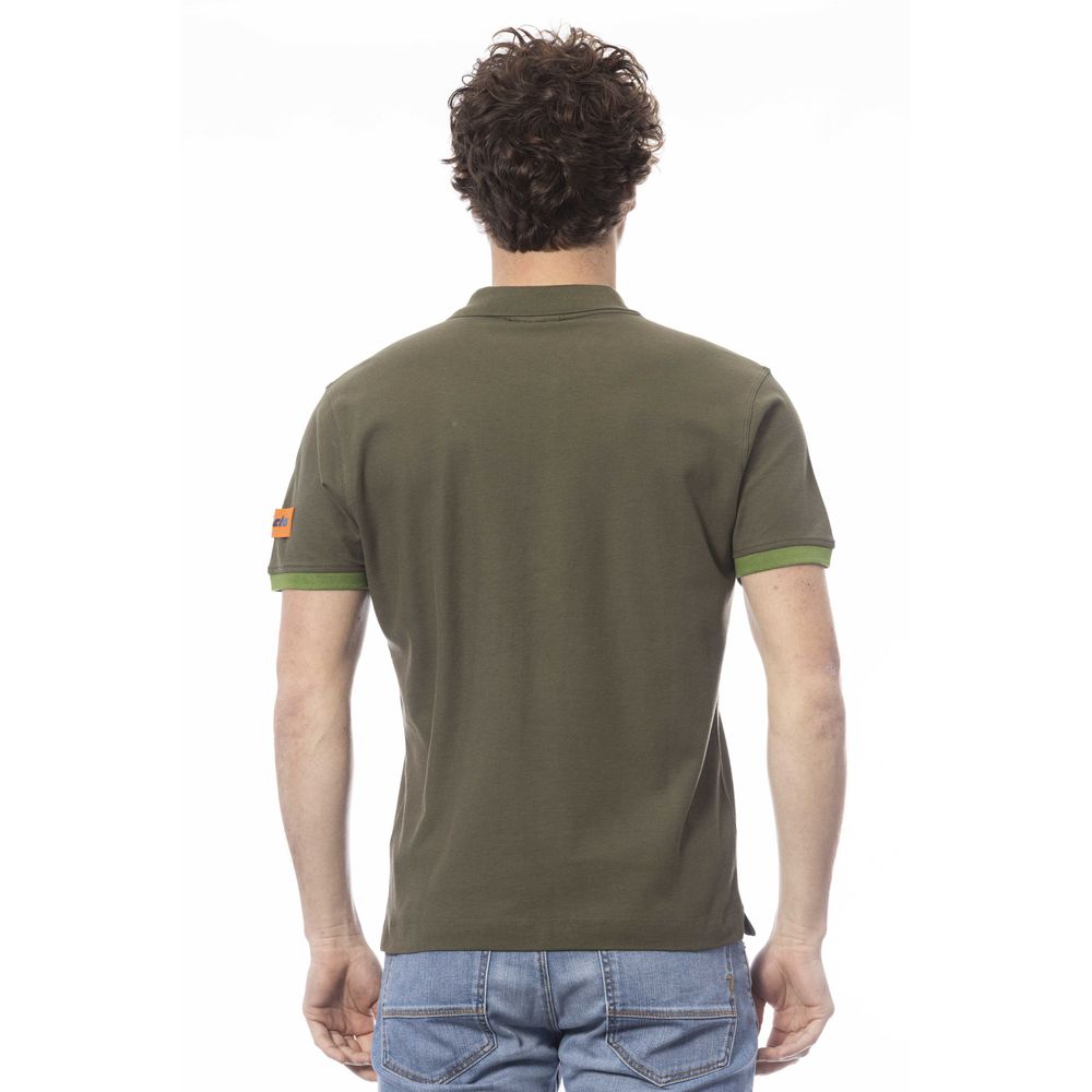 Invicta Green Polo Shirt for Men detail view