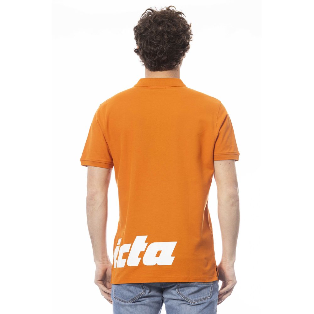 Polo Invicta orange en coton pour homme